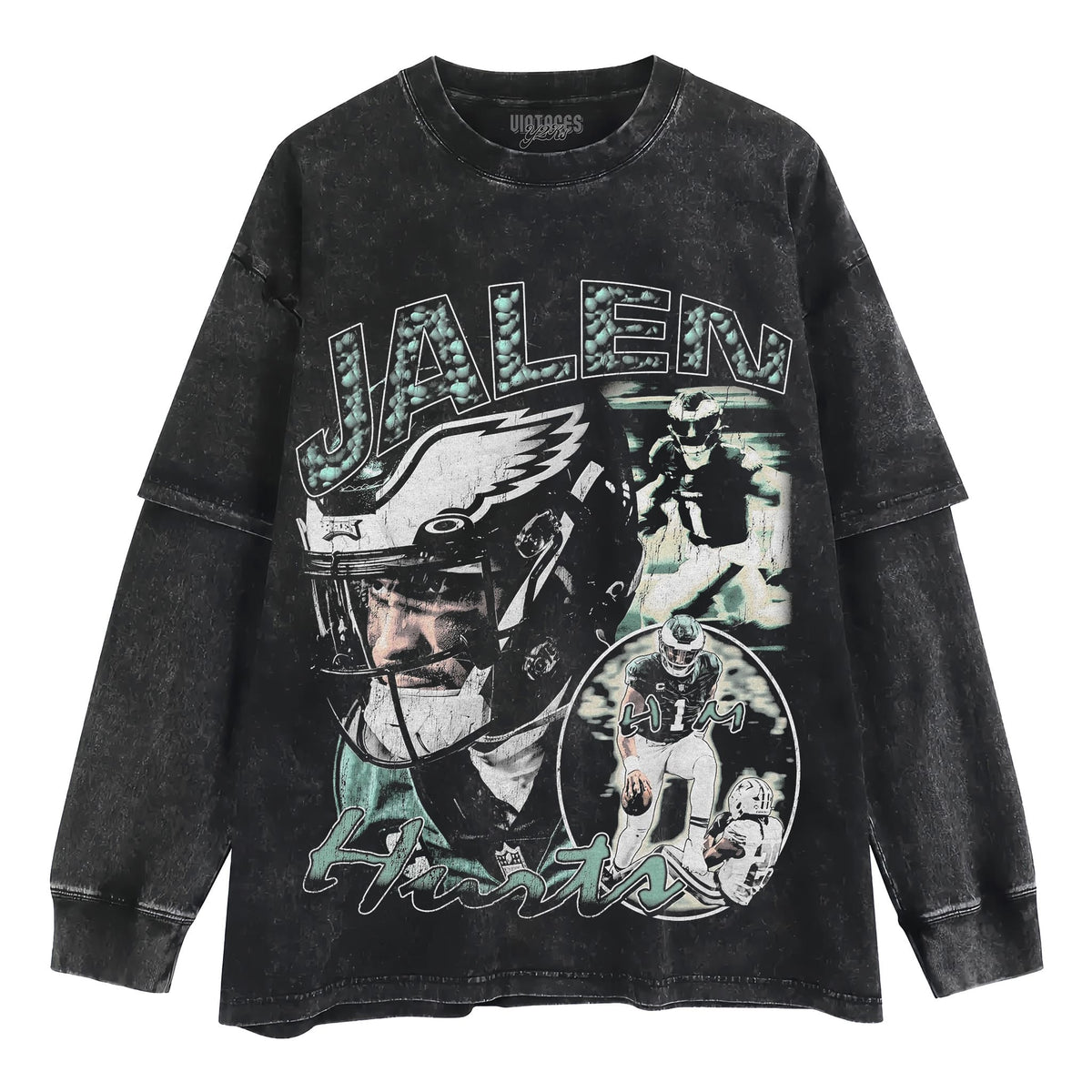 JALEN HURTS 2026 VINTAGE TANK TOP & TEE & LONG SLEEVE & LAYERED LS & HOODIE