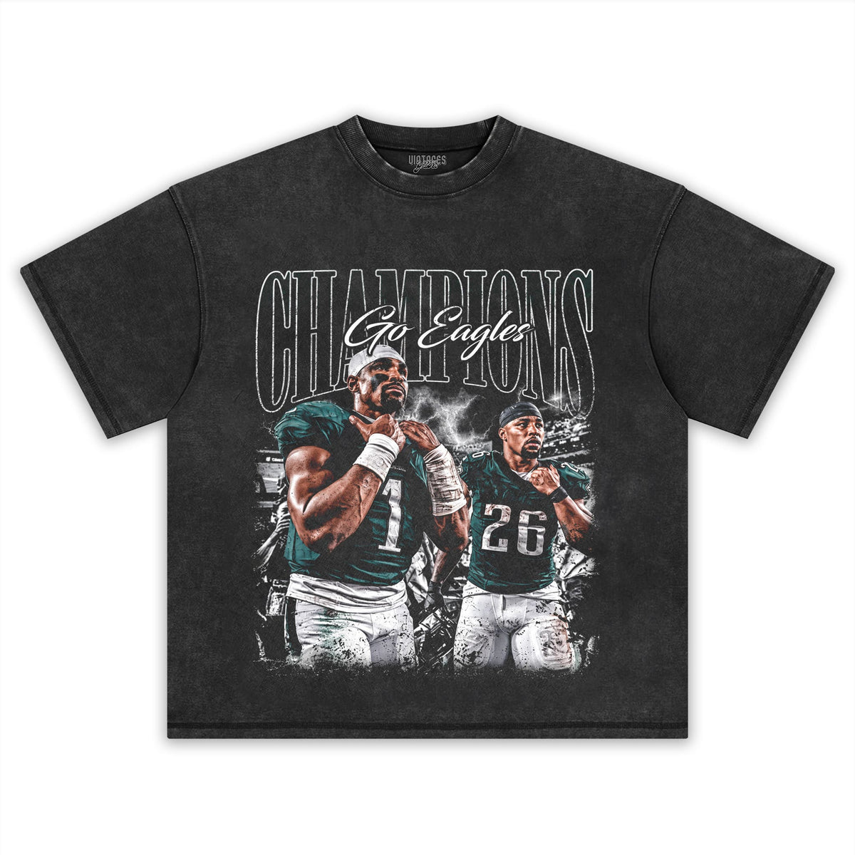 JALEN HURTS & SAQUON BARKLEY VINTAGE TANK TOP & TEE & LONG SLEEVE & LAYERED LS & HOODIE