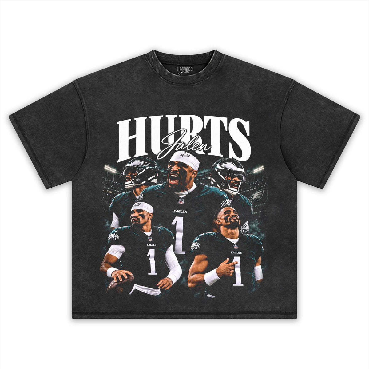 JALEN HURTS VINTAGE 90S TANK TOP & TEE & LONG SLEEVE & LAYERED LS & HOODIE