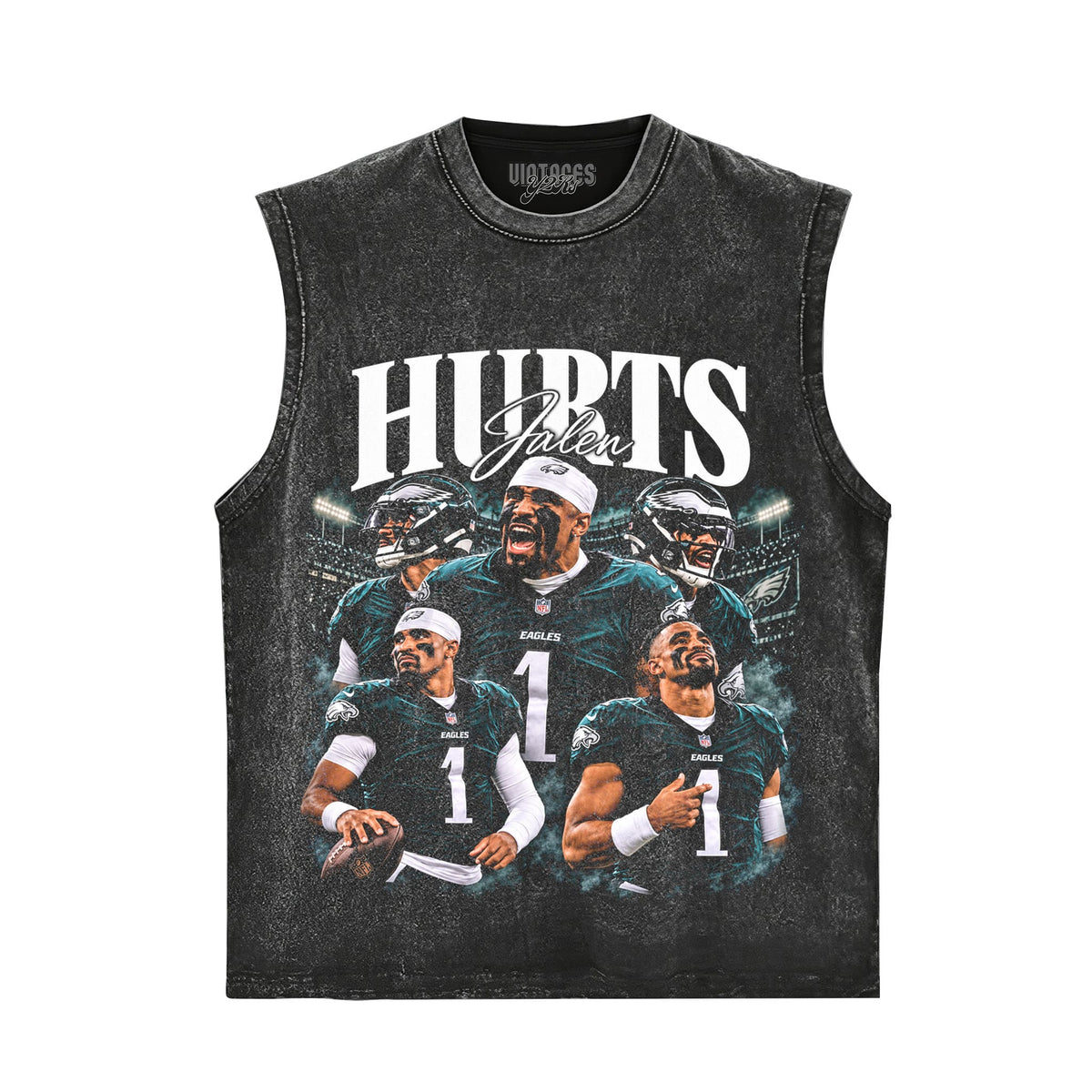 JALEN HURTS VINTAGE 90S TANK TOP & TEE & LONG SLEEVE & LAYERED LS & HOODIE