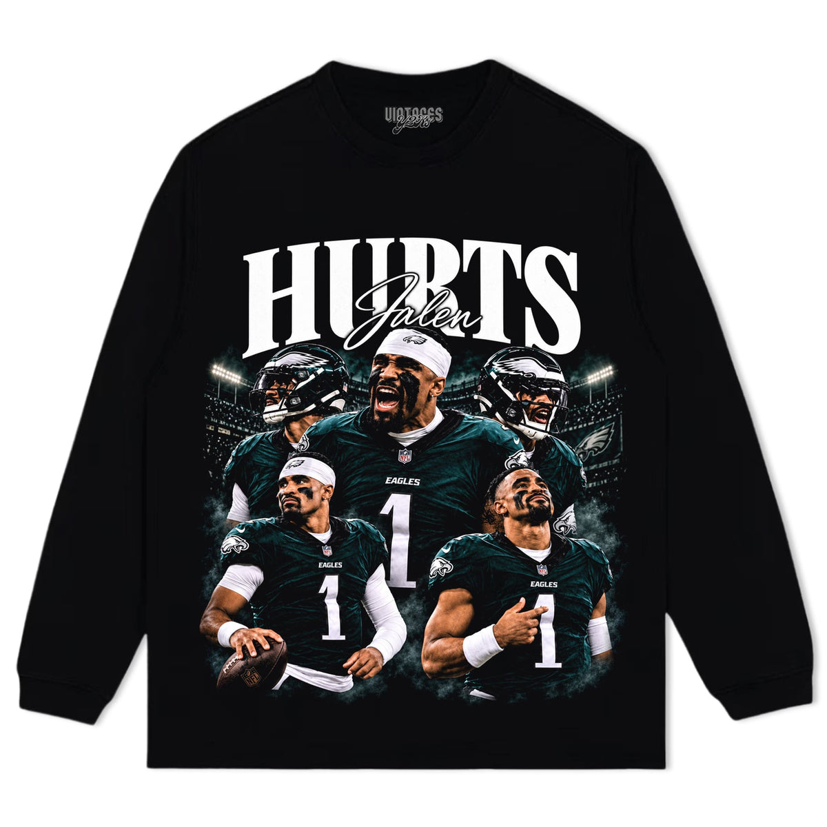JALEN HURTS VINTAGE 90S TANK TOP & TEE & LONG SLEEVE & LAYERED LS & HOODIE