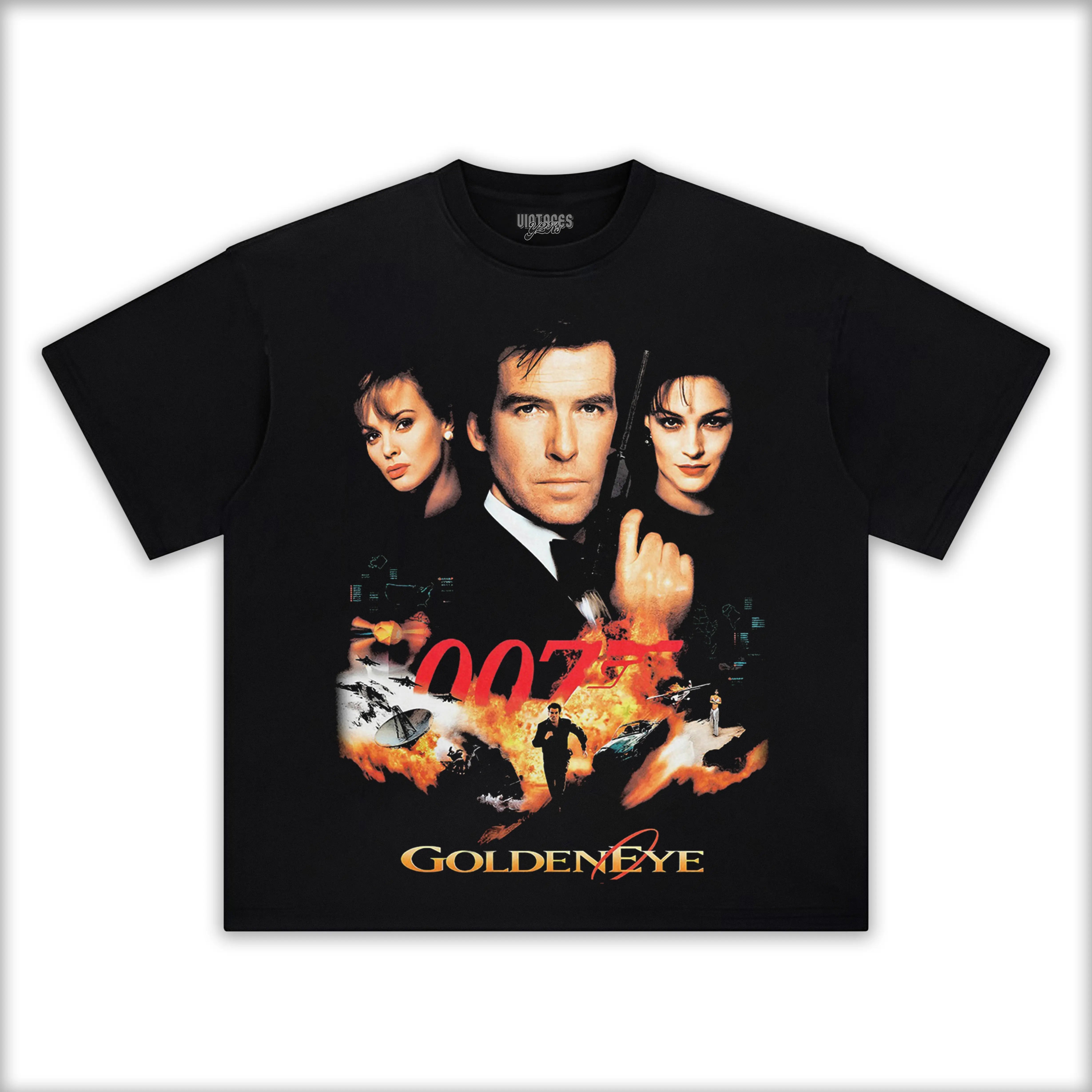 JAMES BOND GOLDENEYE VINTAGE TEE - Y2K VINTAGES