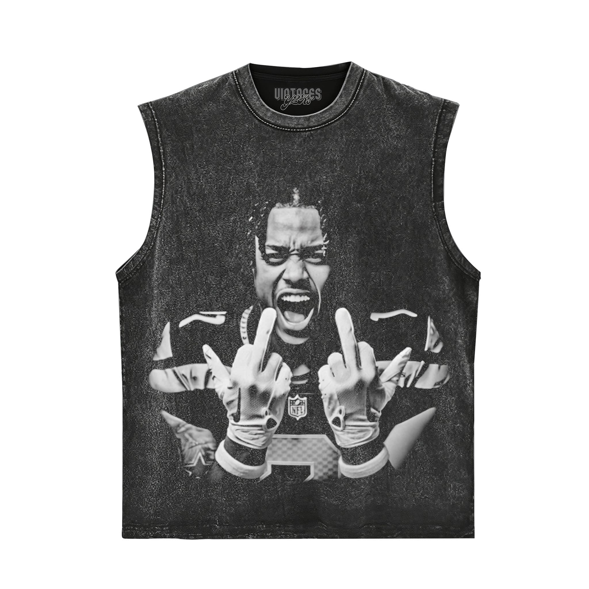 JAXON SMITH NJIGBA - MIDDLE FINGER TANK TOP & TEE & LONG SLEEVE & LAYERED LS & HOODIE