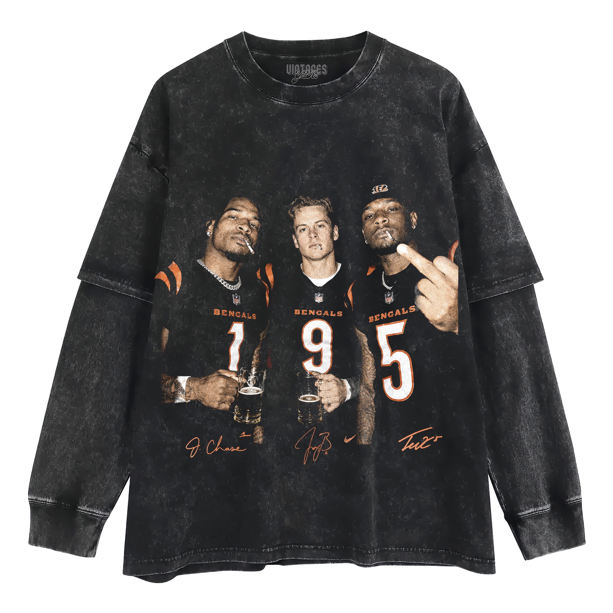 JA’MARR CHASE & JOE BURROW & TEE HIGGINS TANK TOP & TEE & LONG SLEEVE & LAYERED LS & HOODIE
