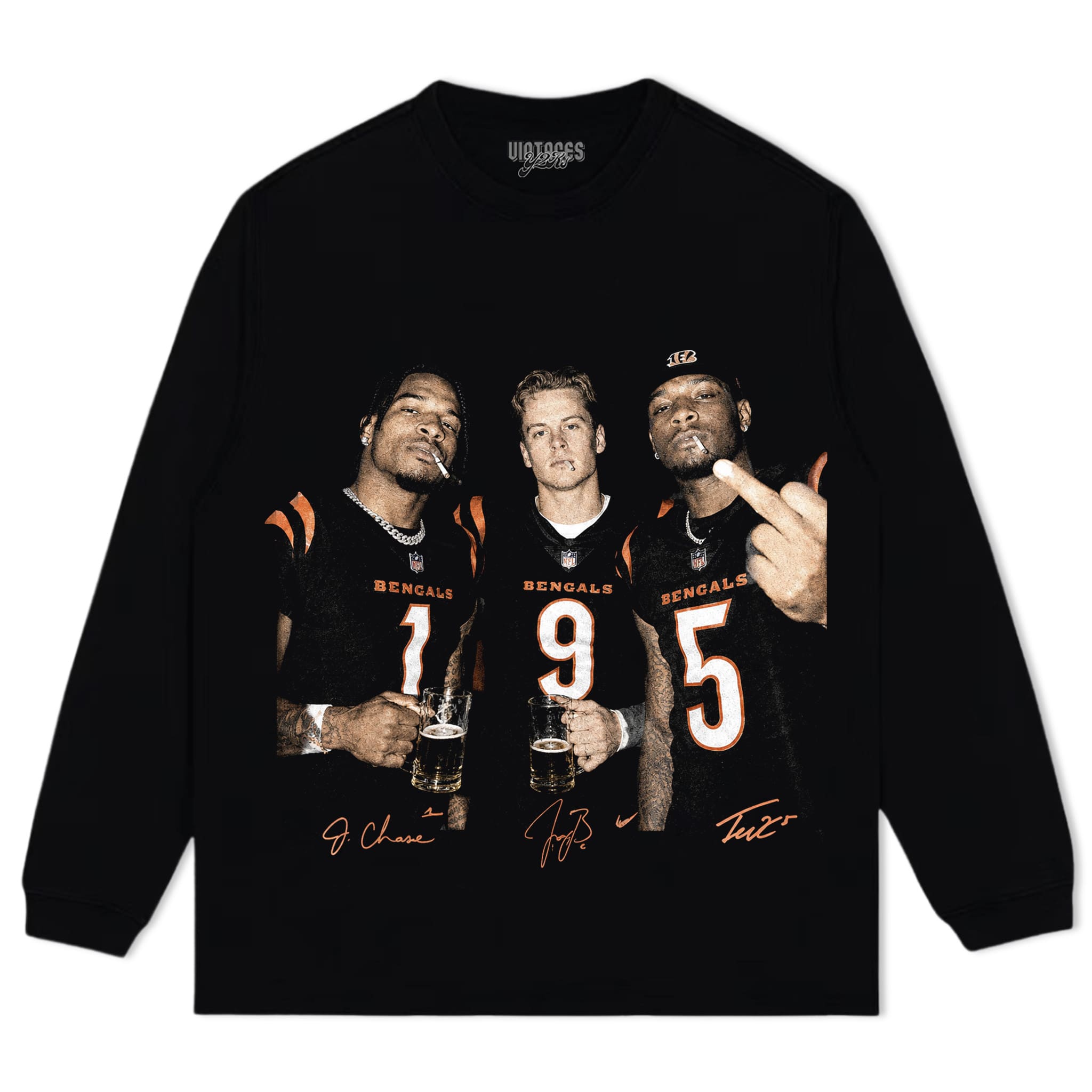 JA’MARR CHASE & JOE BURROW & TEE HIGGINS TANK TOP & TEE & LONG SLEEVE & LAYERED LS & HOODIE