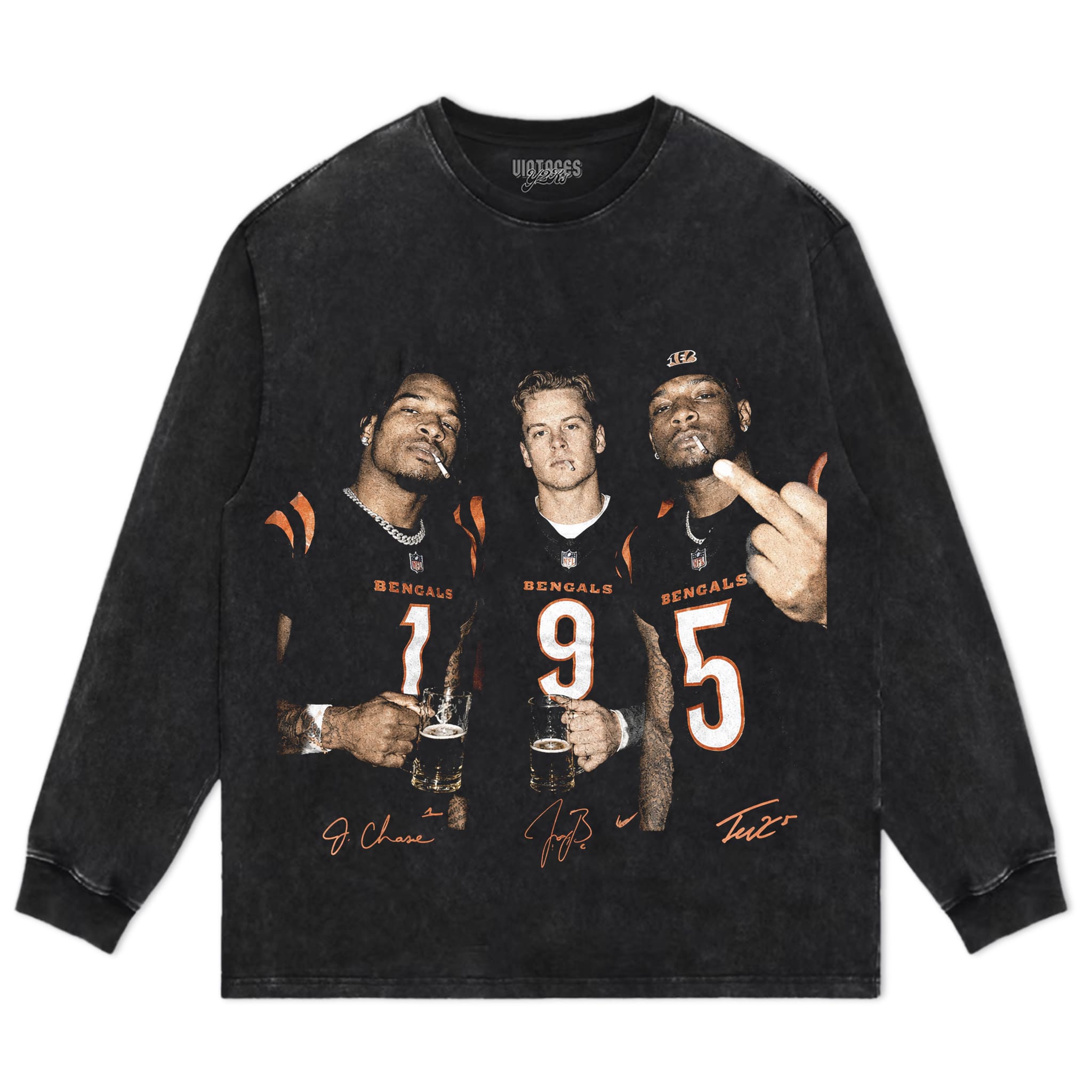 JA’MARR CHASE & JOE BURROW & TEE HIGGINS TANK TOP & TEE & LONG SLEEVE & LAYERED LS & HOODIE