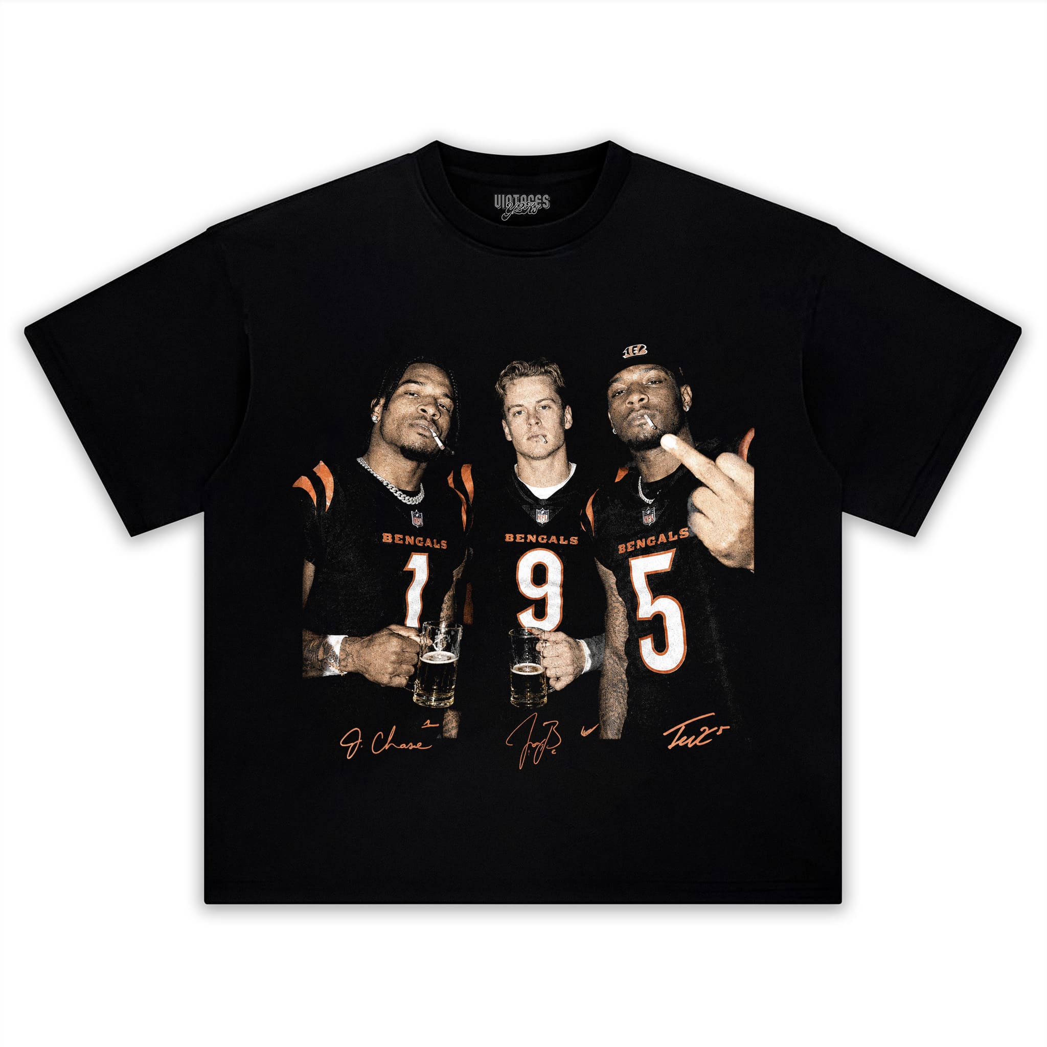 JA’MARR CHASE & JOE BURROW & TEE HIGGINS TANK TOP & TEE & LONG SLEEVE & LAYERED LS & HOODIE