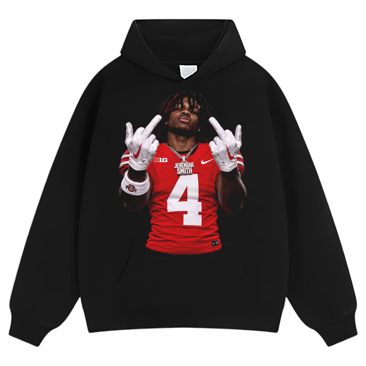 JEREMIAH SMITH - MIDDLE FINGER TANK TOP & TEE & LONG SLEEVE & LAYERED LS & HOODIE