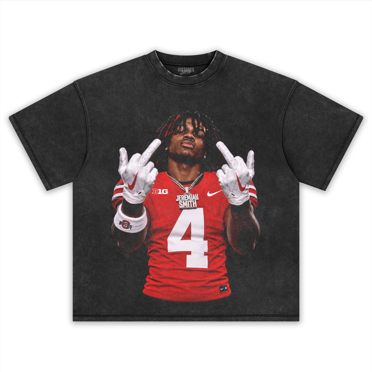 JEREMIAH SMITH - MIDDLE FINGER TANK TOP & TEE & LONG SLEEVE & LAYERED LS & HOODIE