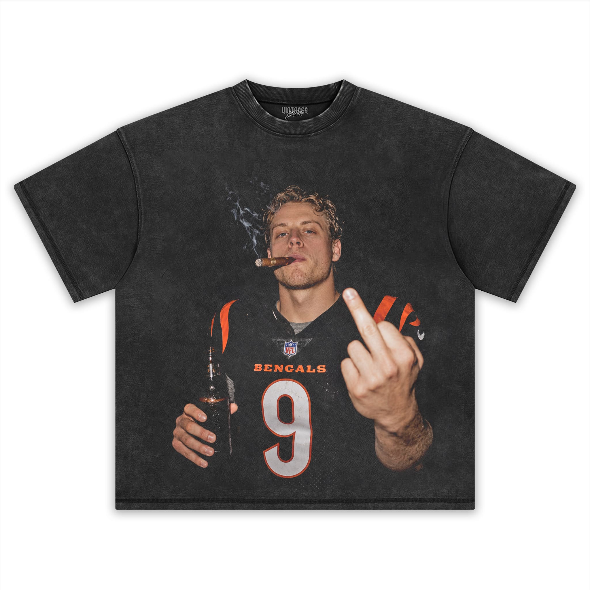 JOE BURROW - MIDDLE FINGER V2 TANK TOP & TEE & LONG SLEEVE & LAYERED LS & HOODIE