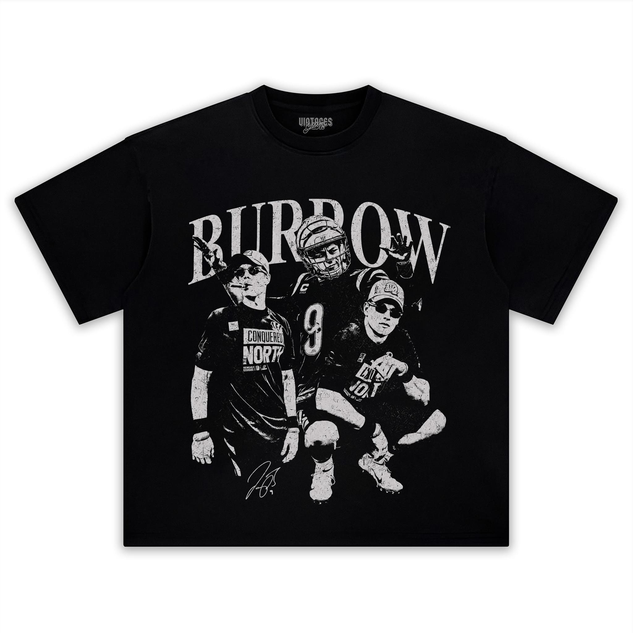 JOE BURROW FUNNY FOOTBALL VINTAGE TANK TOP & TEE & LONG SLEEVE & LAYERED LS & HOODIE