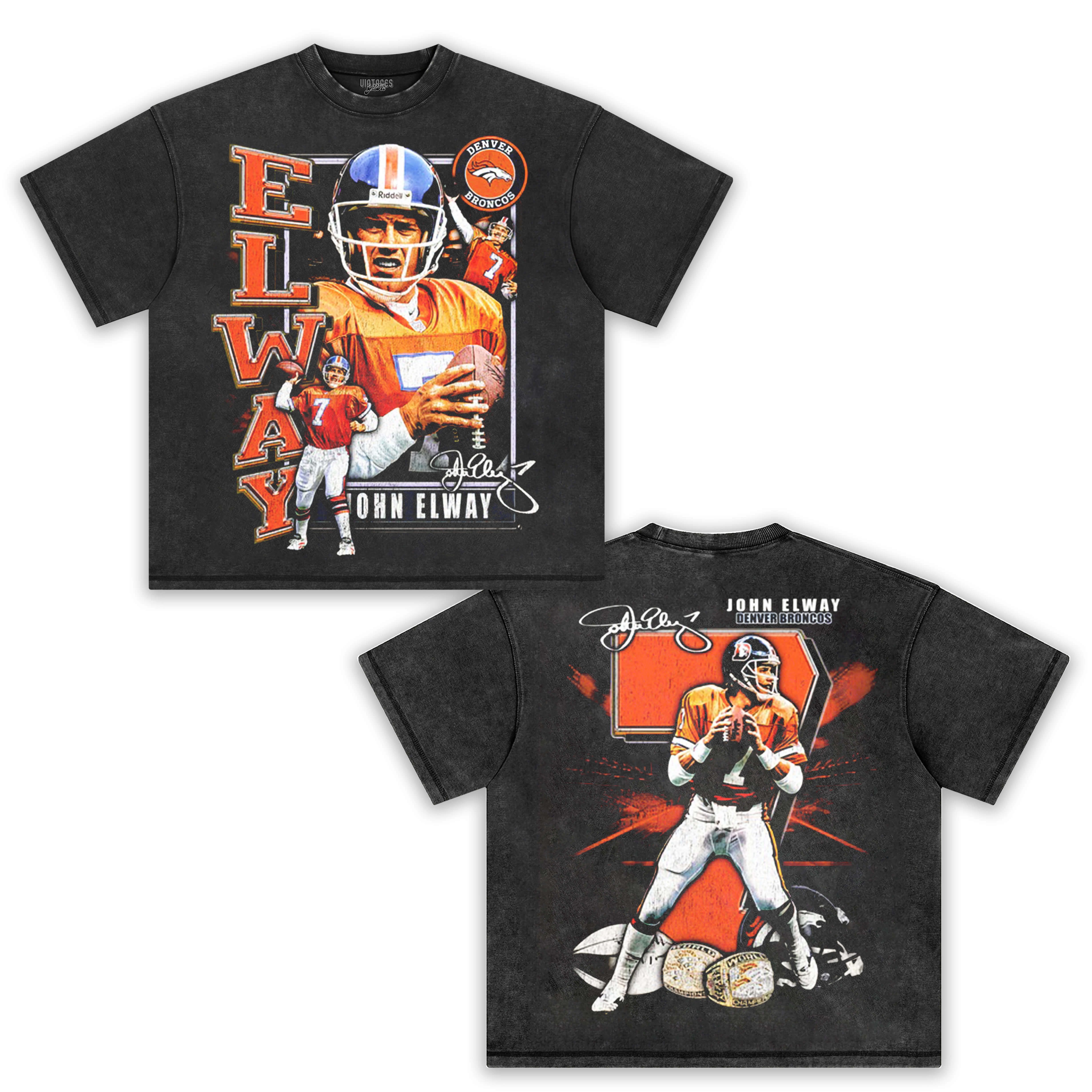 JOHN ELWAY RINGS TEE