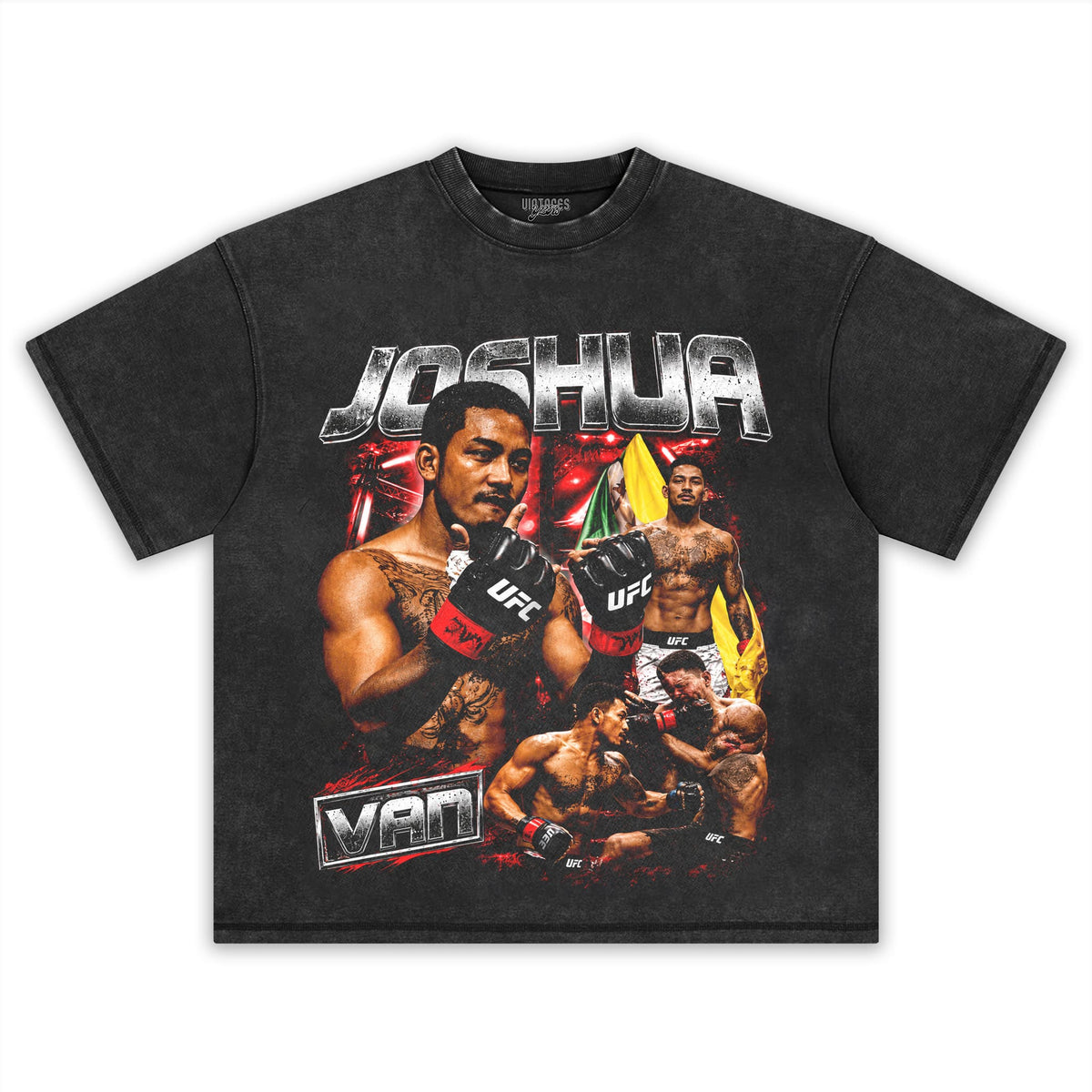 JOSHUA VAN - THE FEARLESS - UFC FLYWEIGHT CHAMPIONSHIP TANK TOP & TEE & LONG SLEEVE & LAYERED LS & HOODIE