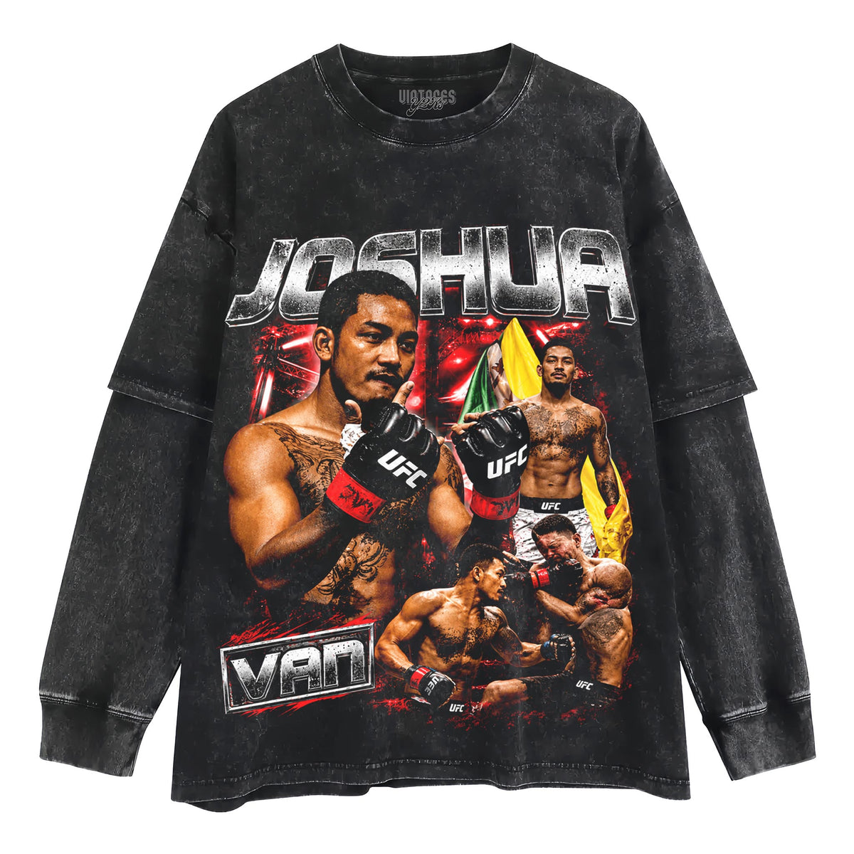 JOSHUA VAN - THE FEARLESS - UFC FLYWEIGHT CHAMPIONSHIP TANK TOP & TEE & LONG SLEEVE & LAYERED LS & HOODIE