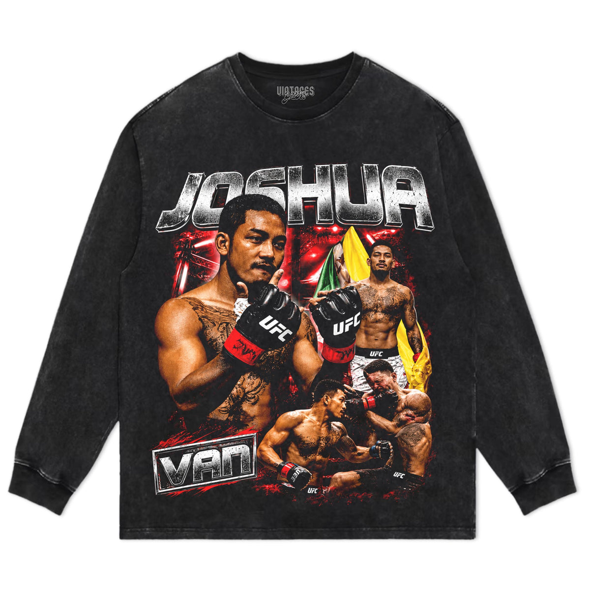 JOSHUA VAN - THE FEARLESS - UFC FLYWEIGHT CHAMPIONSHIP TANK TOP & TEE & LONG SLEEVE & LAYERED LS & HOODIE