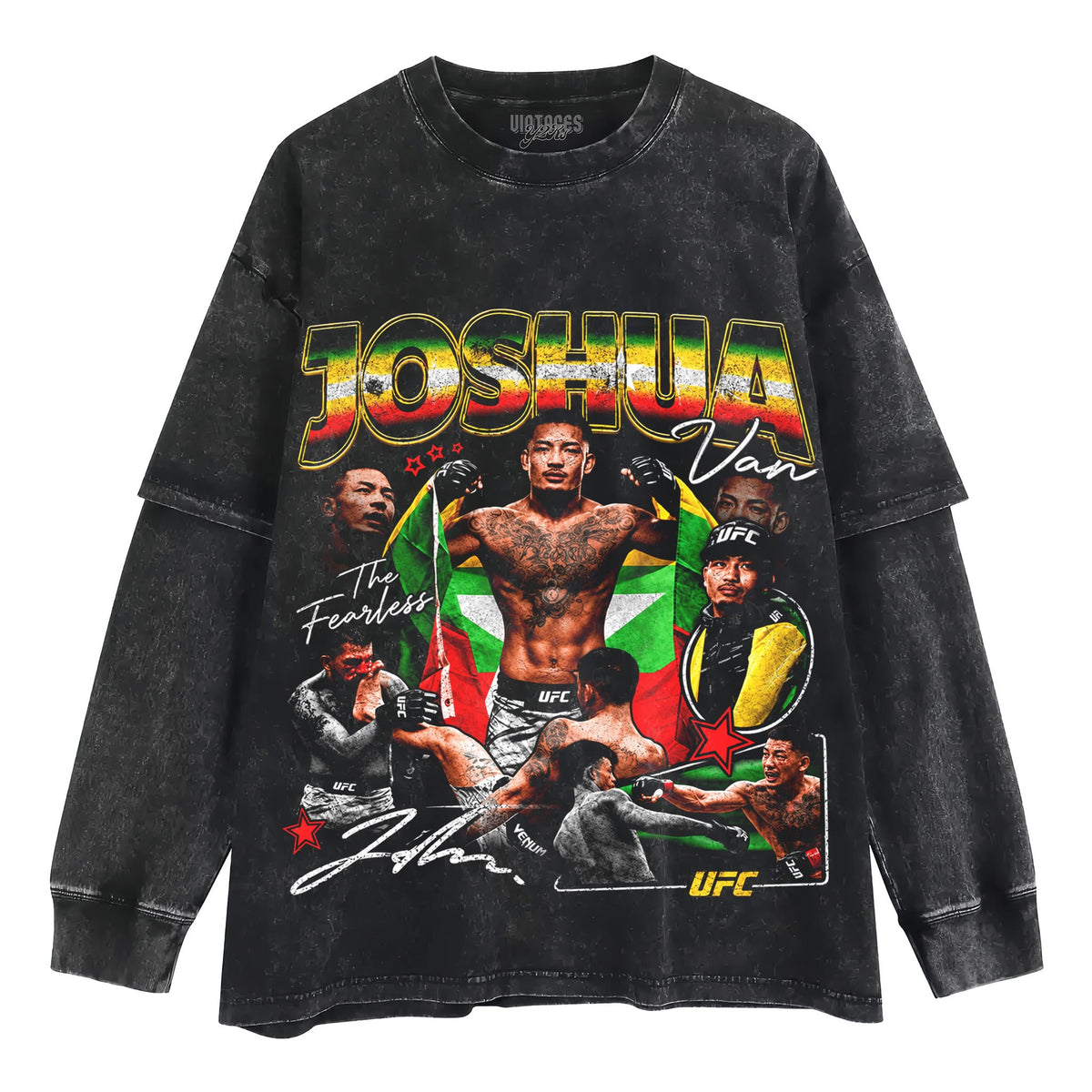 JOSHUA VAN - THE FEARLESS SIGNATURE V2 TANK TOP & TEE & LONG SLEEVE & LAYERED LS & HOODIE