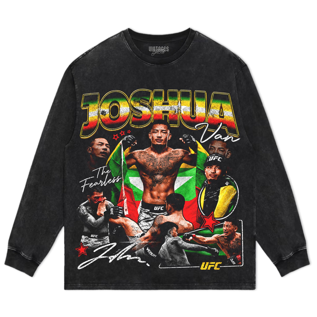 JOSHUA VAN - THE FEARLESS SIGNATURE V2 TANK TOP & TEE & LONG SLEEVE & LAYERED LS & HOODIE