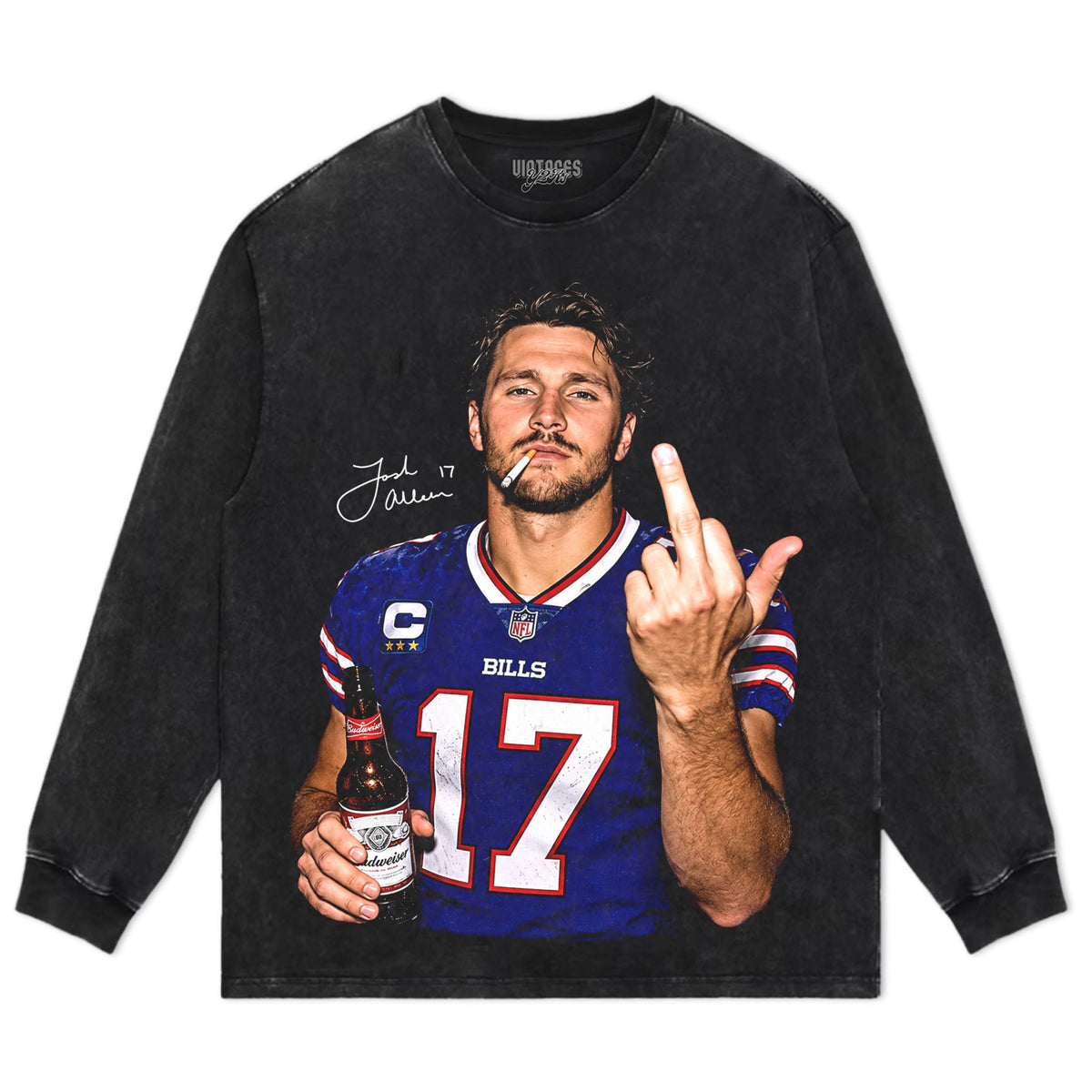 JOSH ALLEN MIDDLE FINGER V2 TANK TOP & TEE & LONG SLEEVE & LAYERED LS & HOODIE