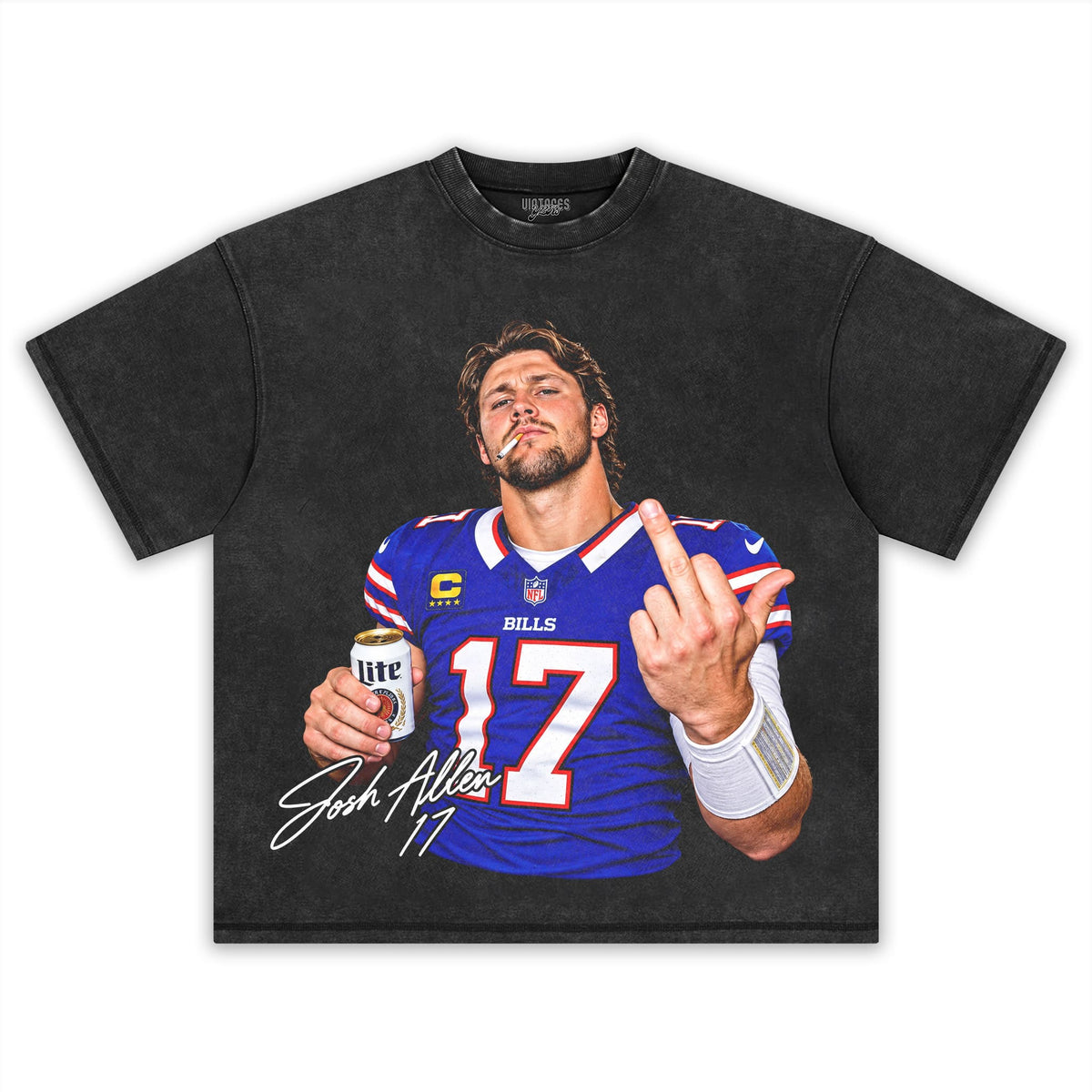 JOSH ALLEN MIDDLE FINGER V3 TANK TOP & TEE & LONG SLEEVE & LAYERED LS & HOODIE