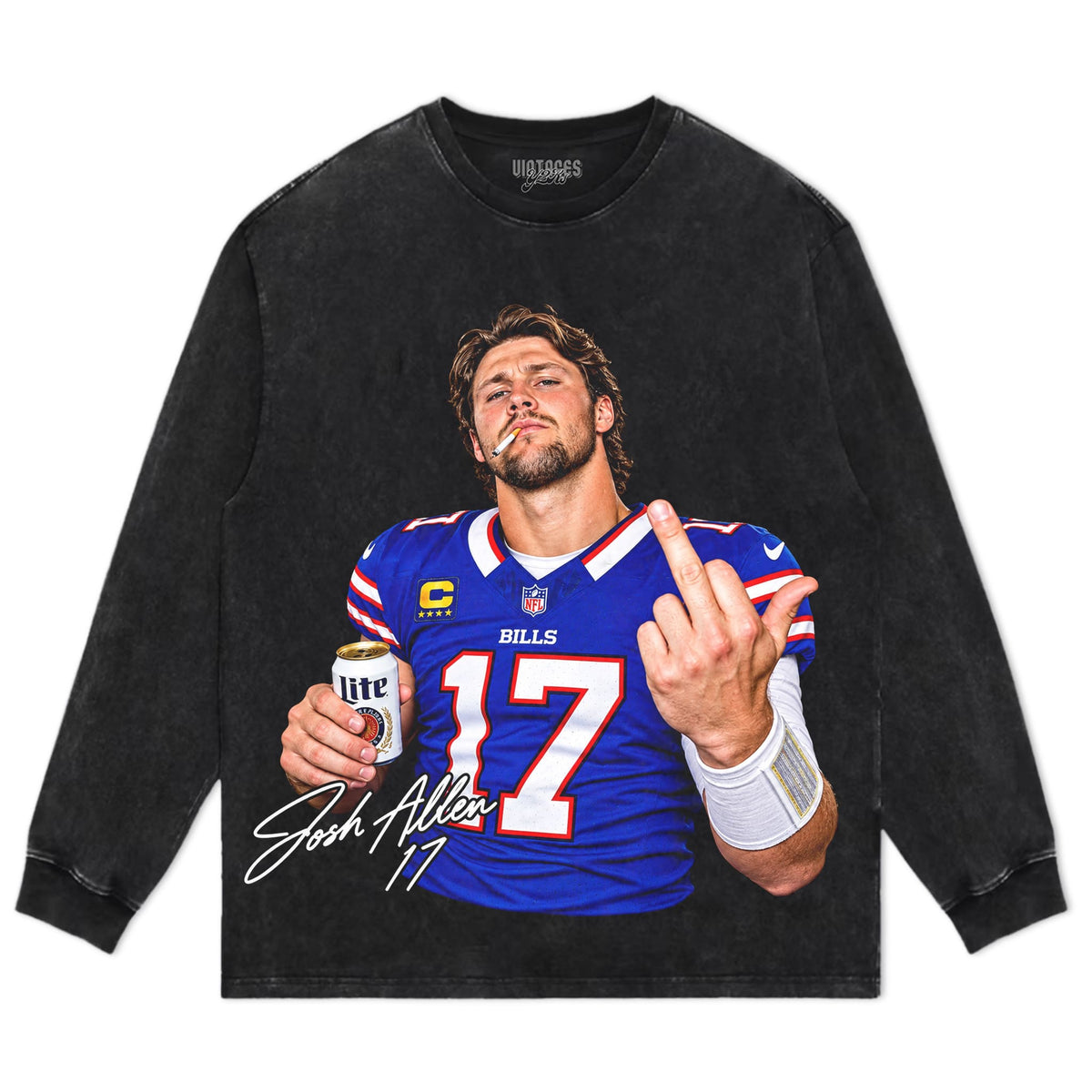 JOSH ALLEN MIDDLE FINGER V3 TANK TOP & TEE & LONG SLEEVE & LAYERED LS & HOODIE