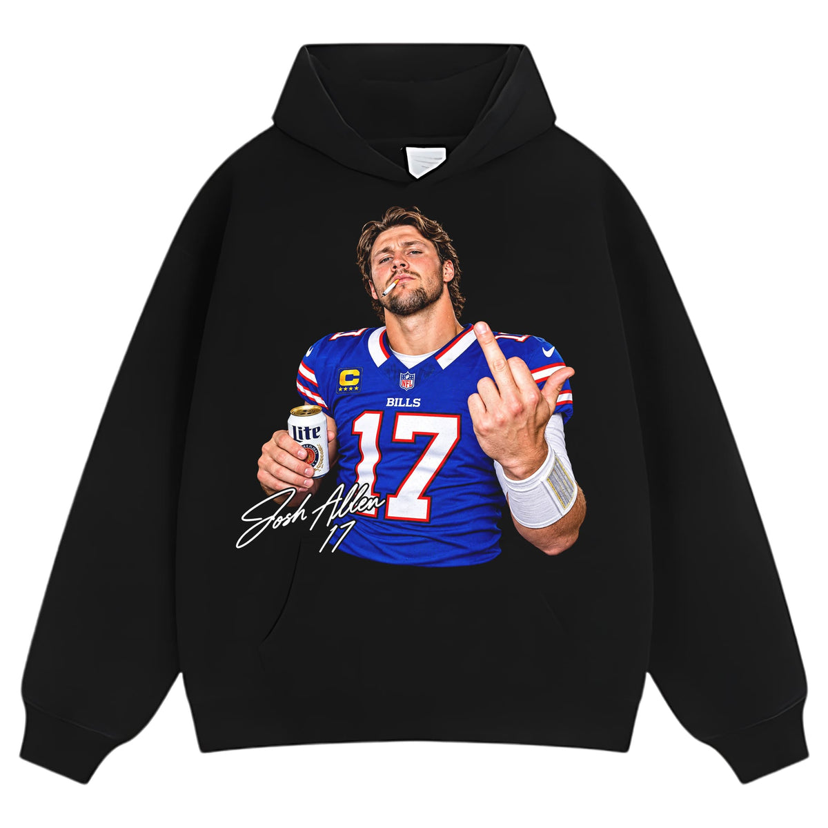 JOSH ALLEN MIDDLE FINGER V3 TANK TOP & TEE & LONG SLEEVE & LAYERED LS & HOODIE