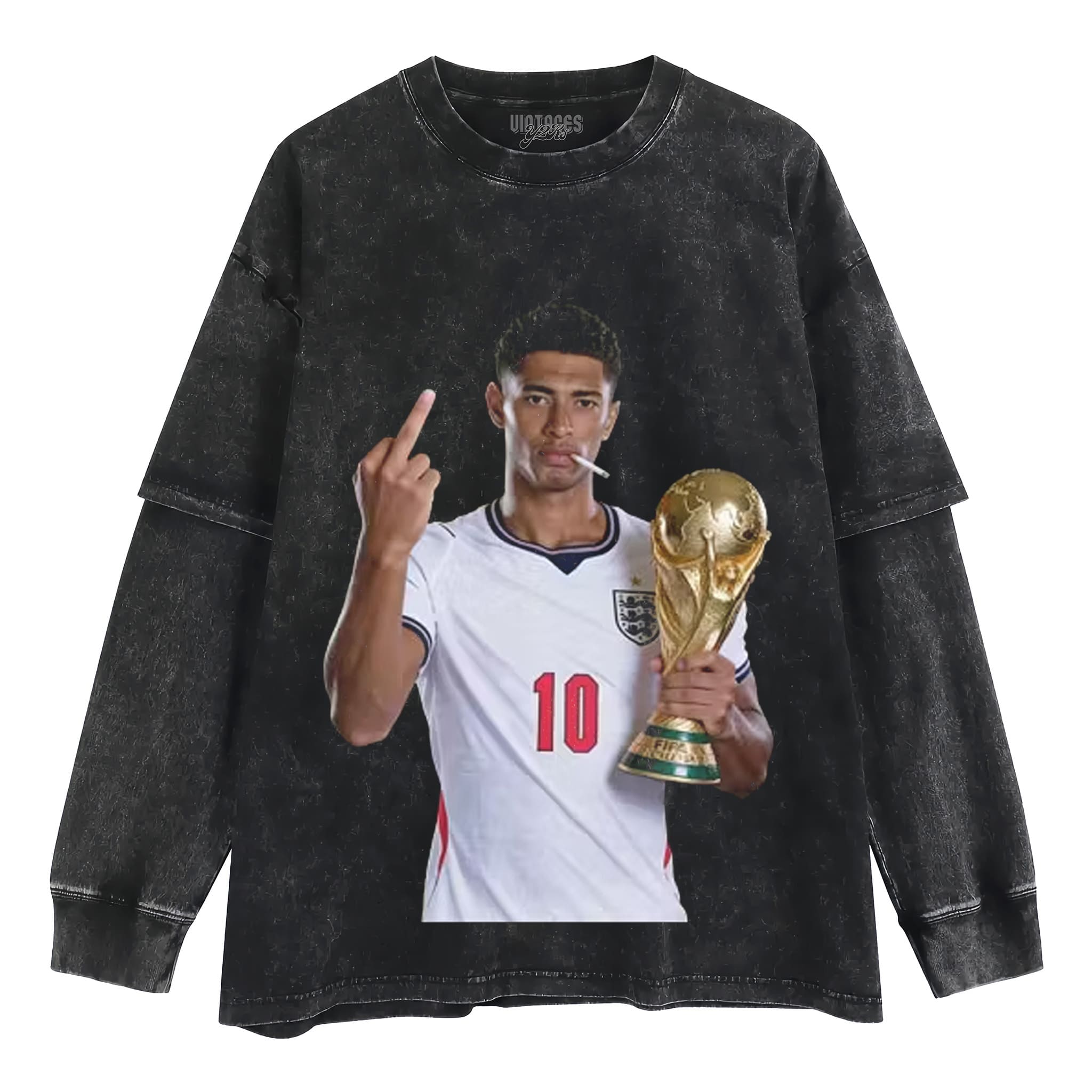 JUDE BELLINGHAM ENGLAND V2 TANK TOP & TEE & LONG SLEEVE & LAYERED LS & HOODIE