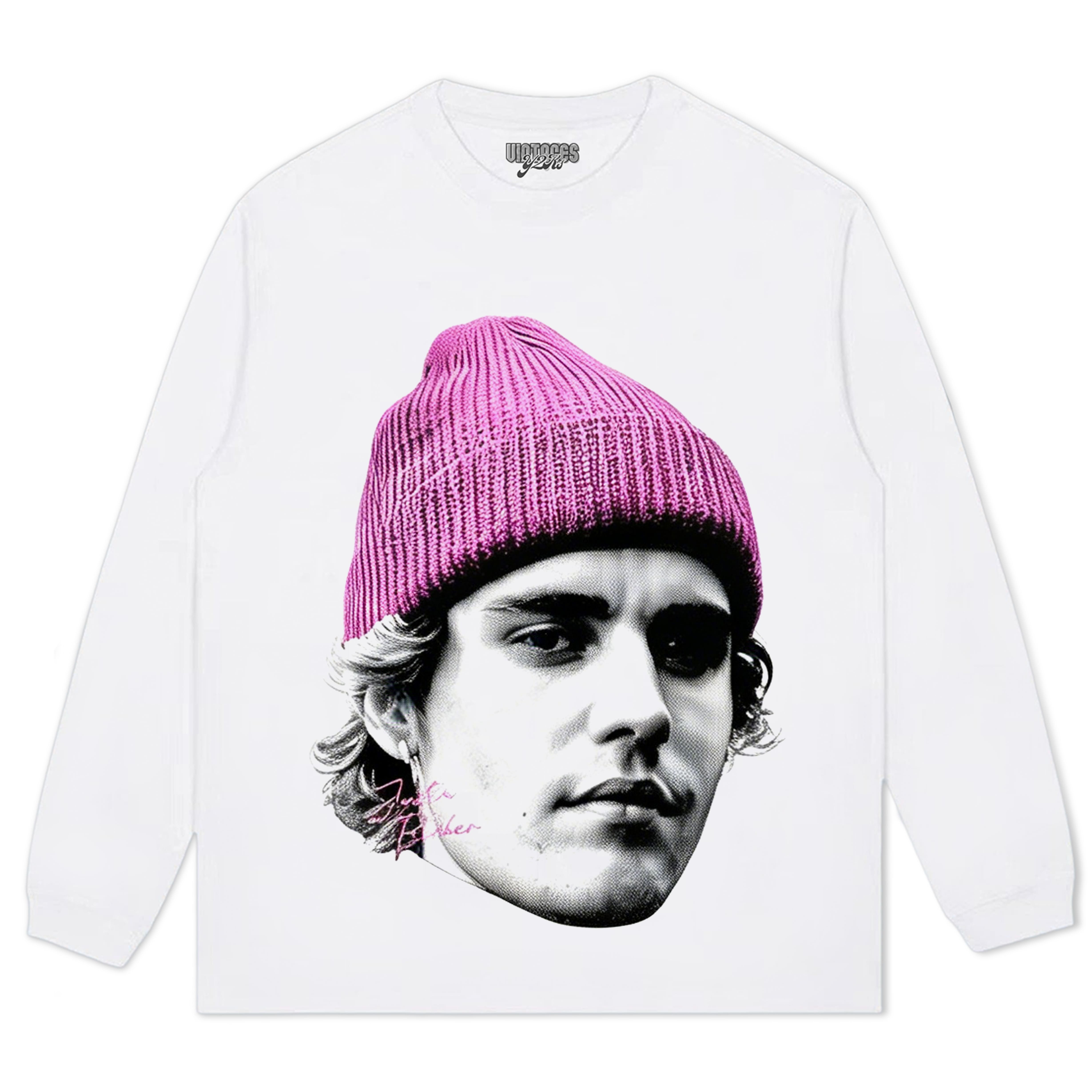 JUSTIN BIEBER 2026 BIG FACE TANK TOP & TEE & LONG SLEEVE & LAYERED LS & HOODIE