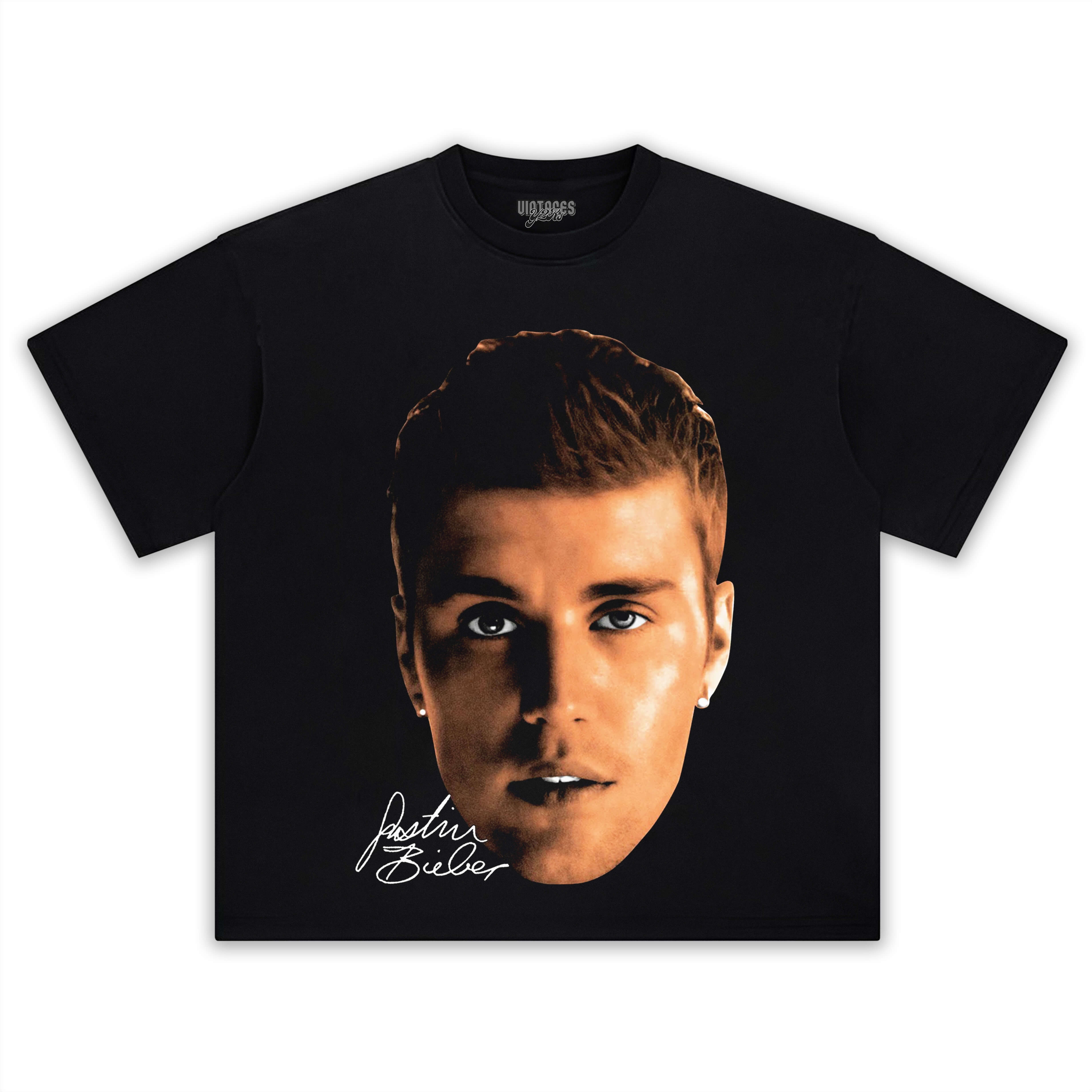 JUSTIN BIEBER BIG FACE TEE