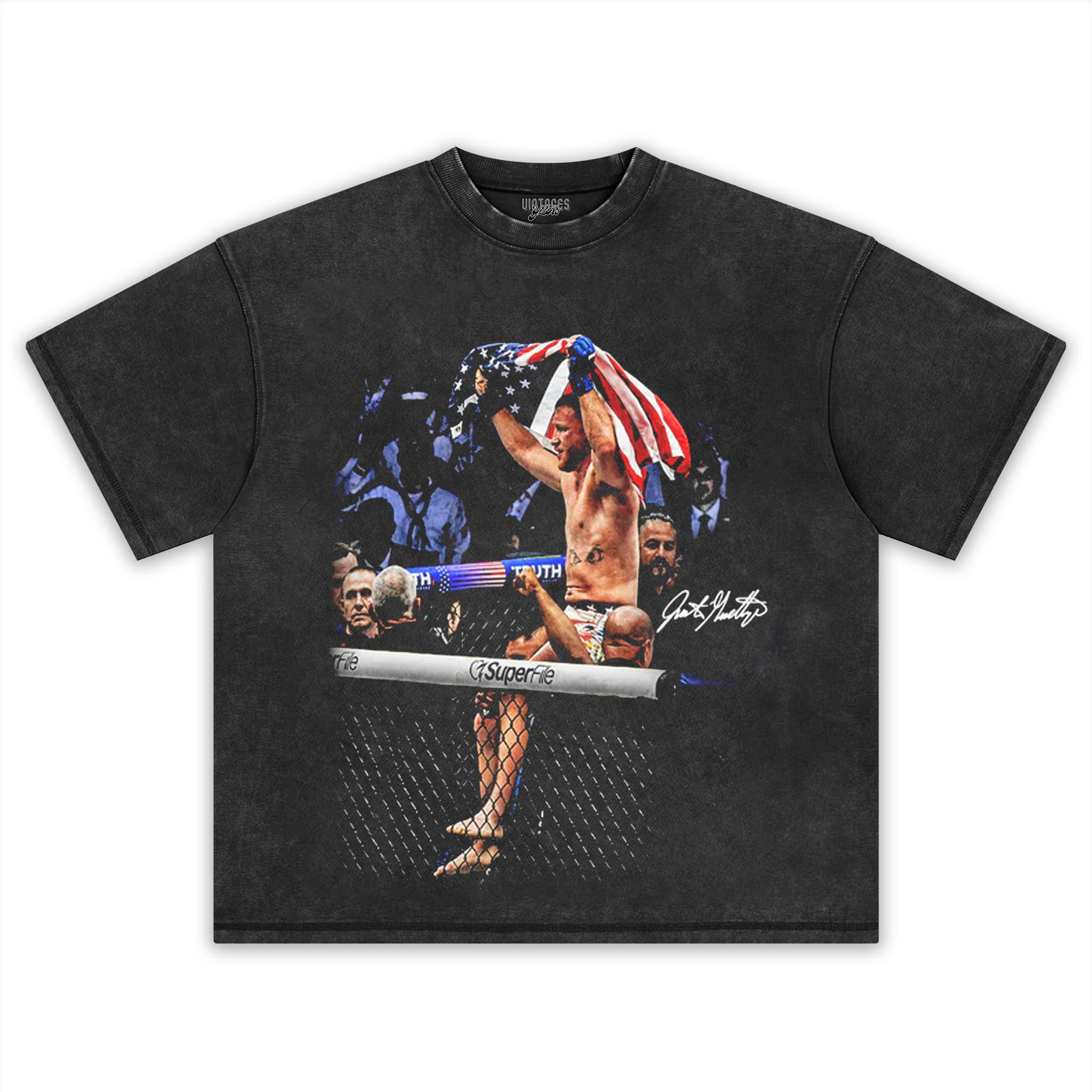 JUSTIN GAETHJE - AMERICAN MADE TANK TOP & TEE & LONG SLEEVE & LAYERED LS & HOODIE