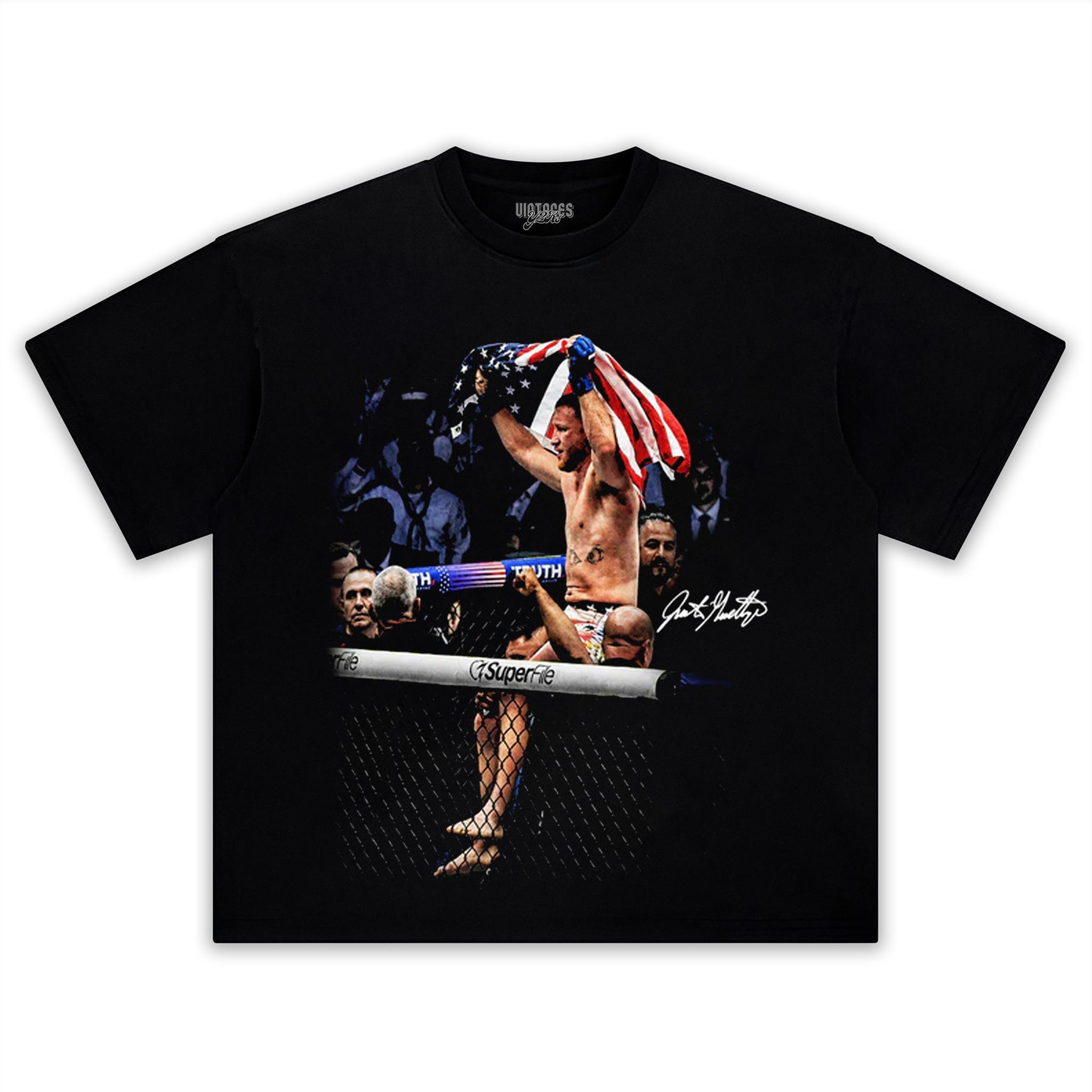 JUSTIN GAETHJE - AMERICAN MADE TANK TOP & TEE & LONG SLEEVE & LAYERED LS & HOODIE