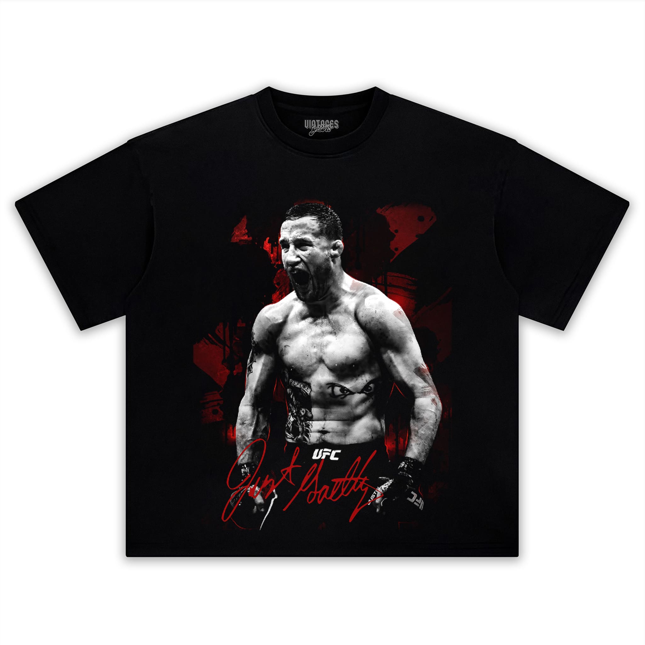 JUSTIN GAETHJE UFC FIGHTER 2026 V2 TANK TOP & TEE & LONG SLEEVE & LAYERED LS & HOODIE