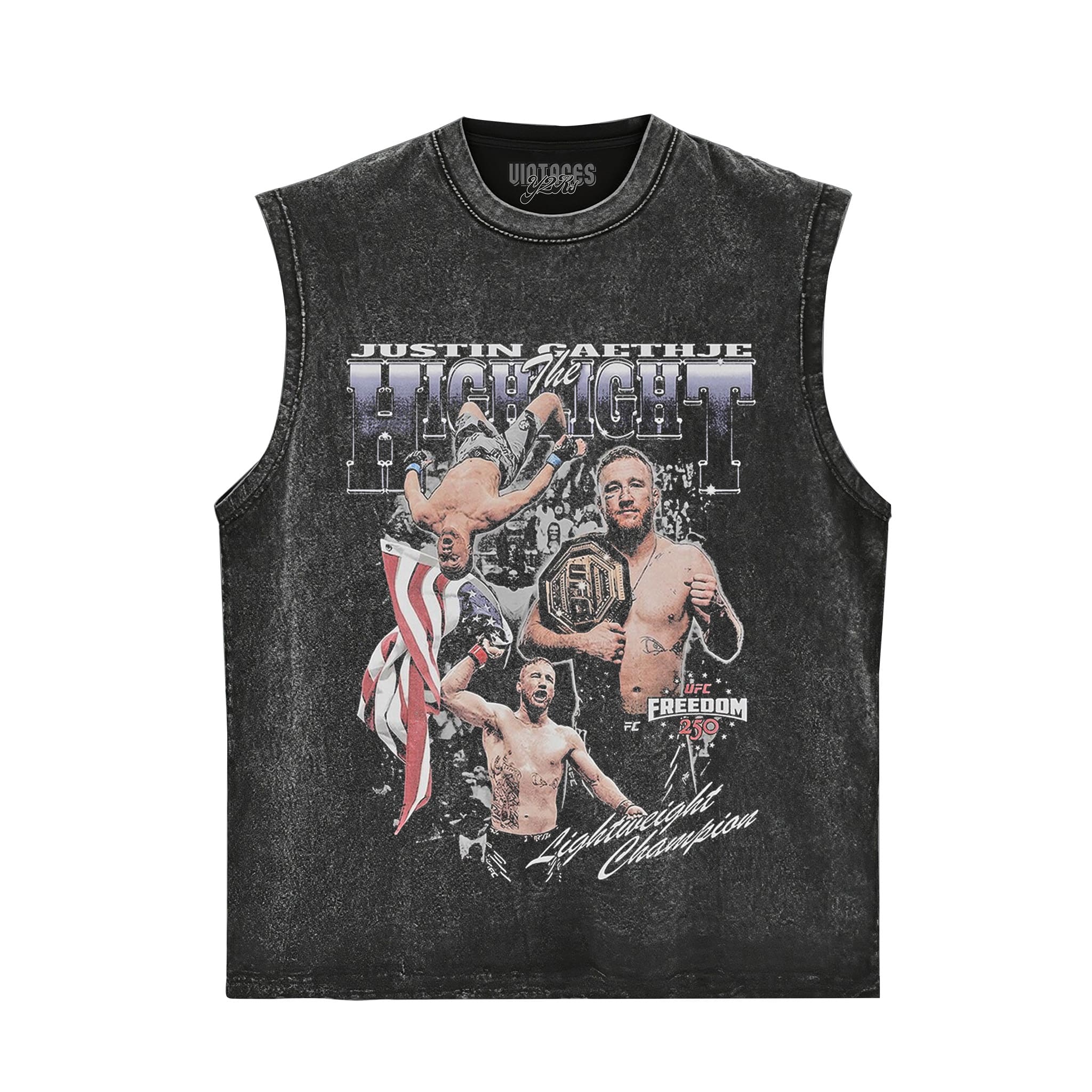 JUSTIN GAETHJE UFC FIGHTER 2026 V3 TANK TOP & TEE & LONG SLEEVE & LAYERED LS & HOODIE
