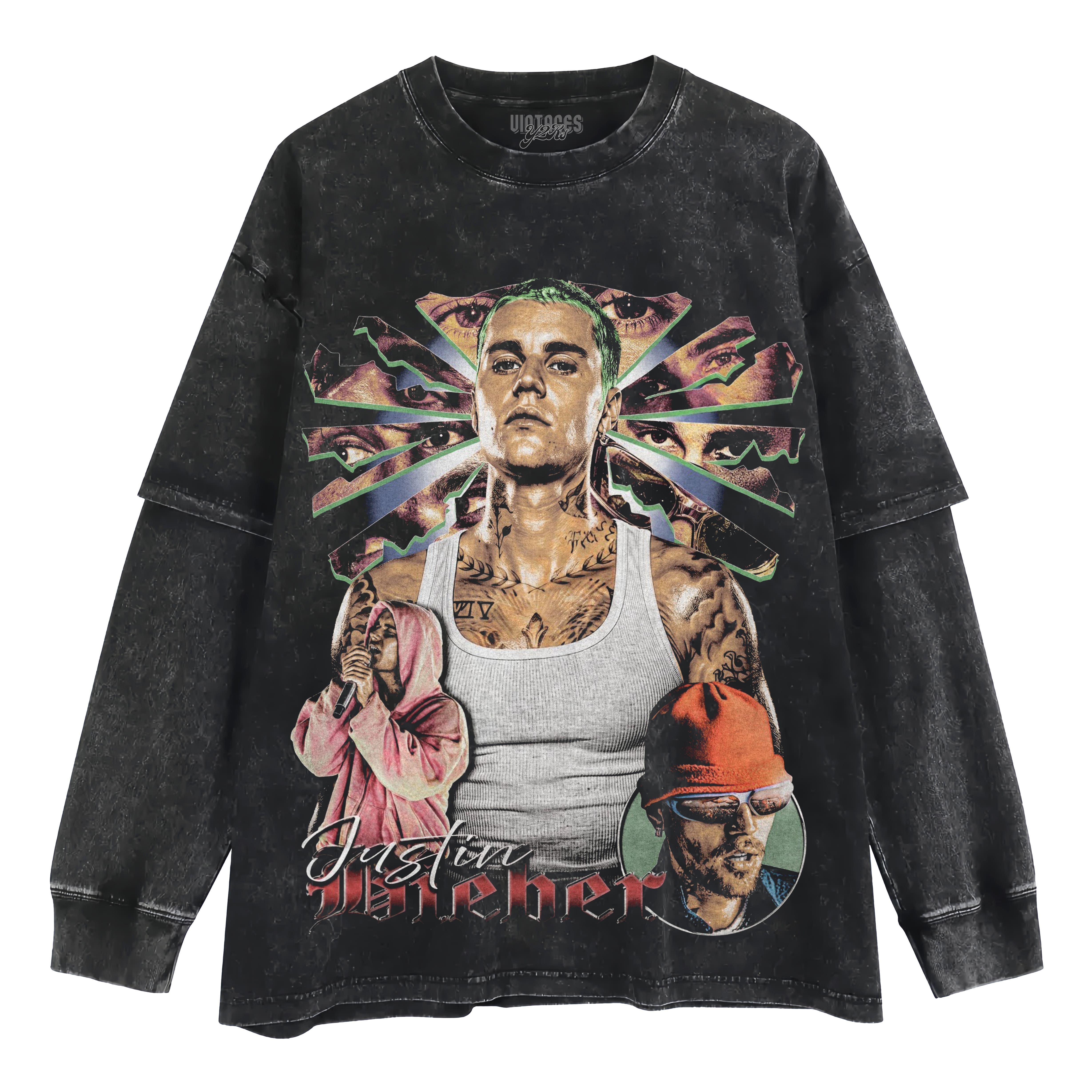 JUSTIN BIEBER 2026 VINTAGE V2 TANK TOP & TEE & LONG SLEEVE & LAYERED LS & HOODIE
