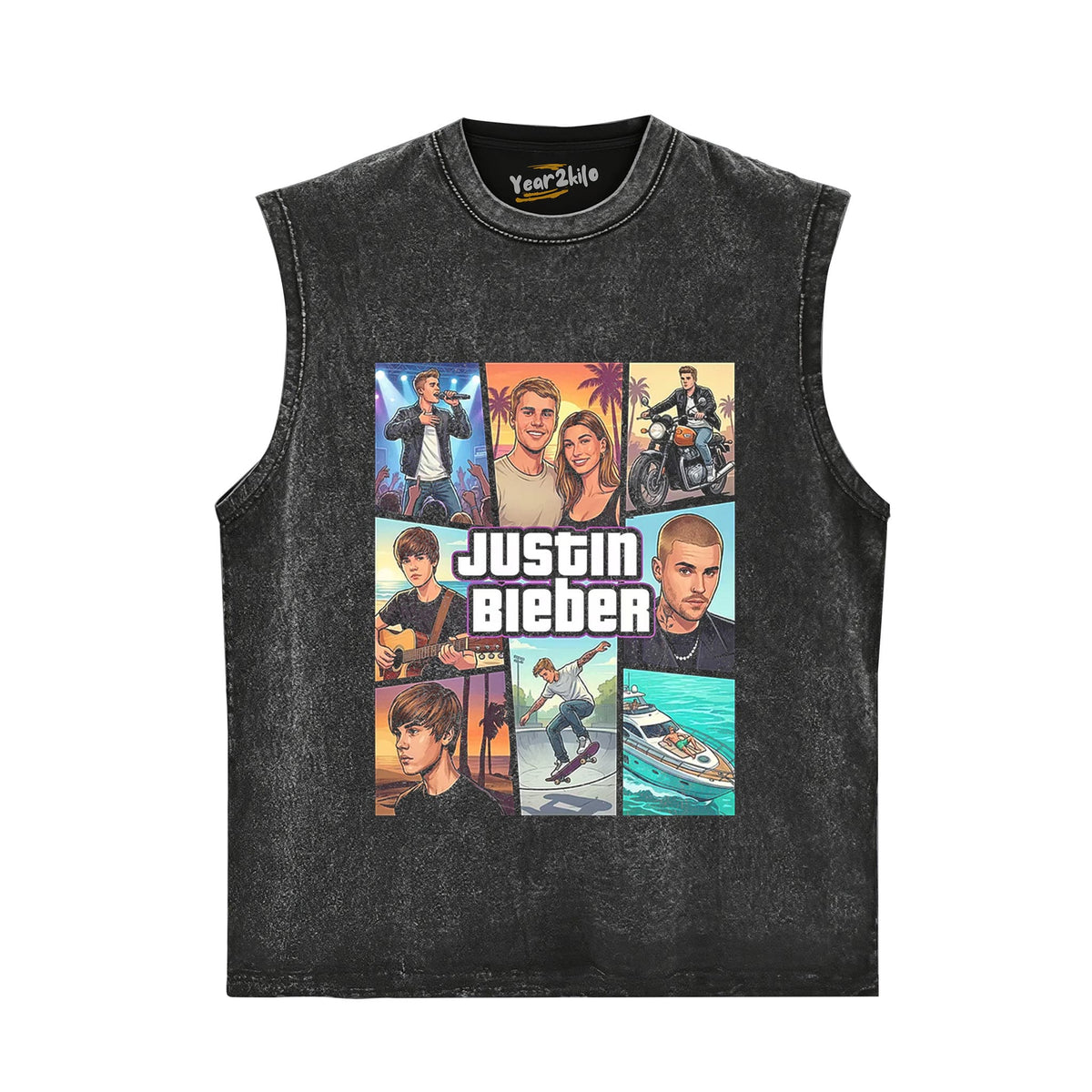 JUSTIN BIEBER TANK TOP & TEE & LONG SLEEVE & LAYERED LS & HOODIE