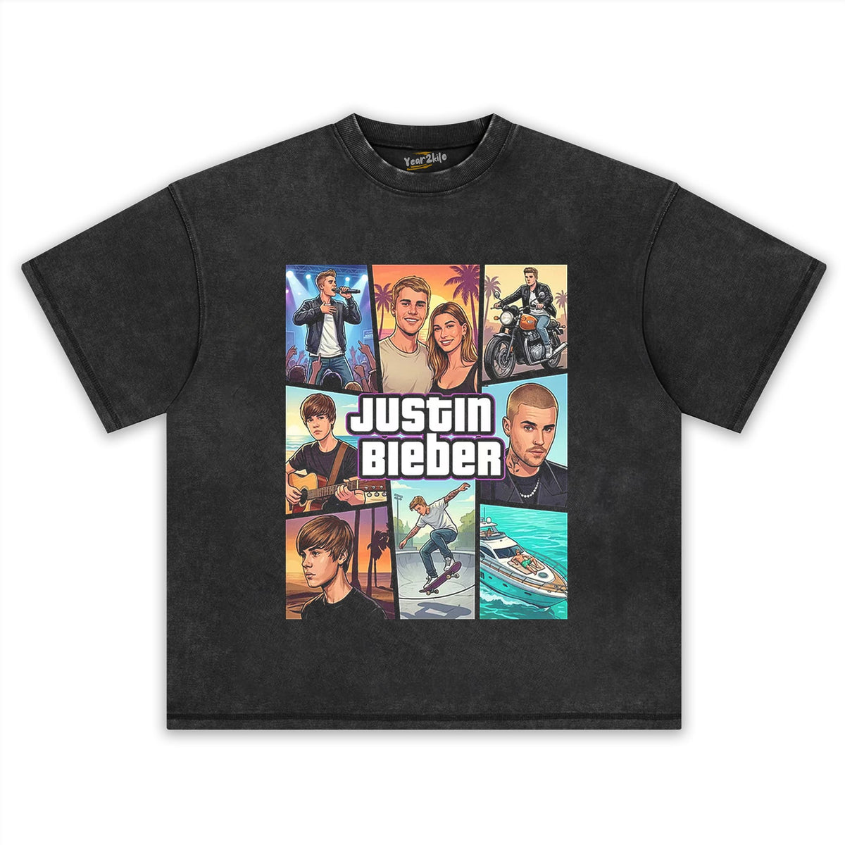 JUSTIN BIEBER TANK TOP & TEE & LONG SLEEVE & LAYERED LS & HOODIE