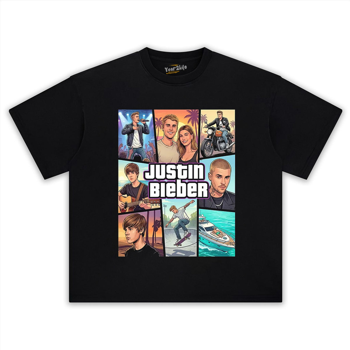 JUSTIN BIEBER TANK TOP & TEE & LONG SLEEVE & LAYERED LS & HOODIE