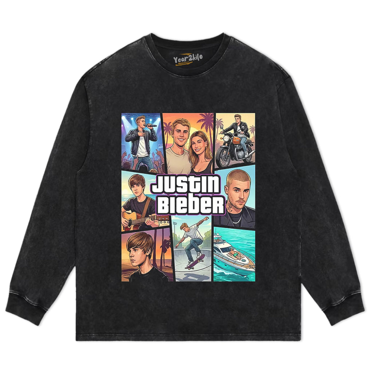 JUSTIN BIEBER TANK TOP & TEE & LONG SLEEVE & LAYERED LS & HOODIE