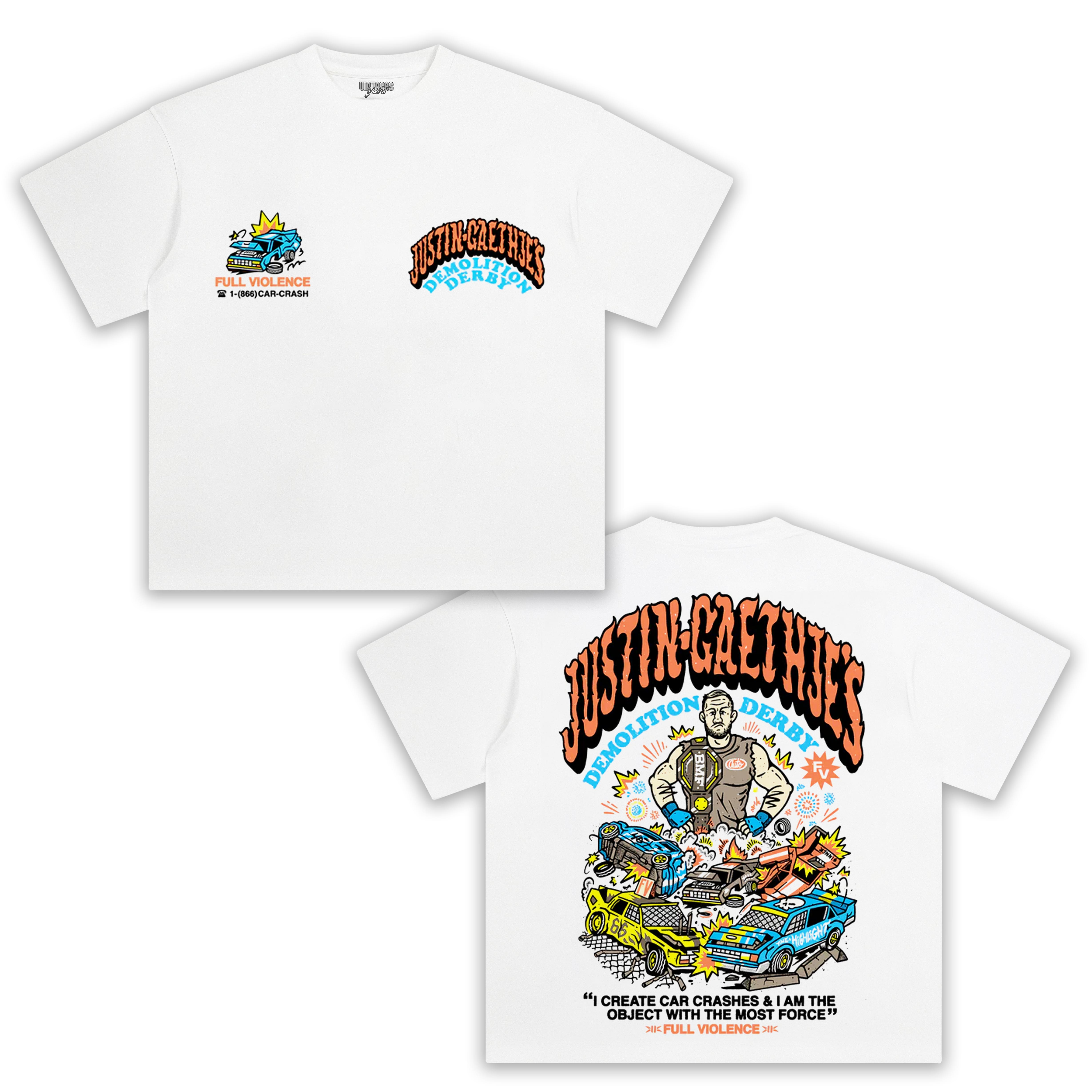 JUSTIN GAETHJE - DEMOLITION DERBY TEE