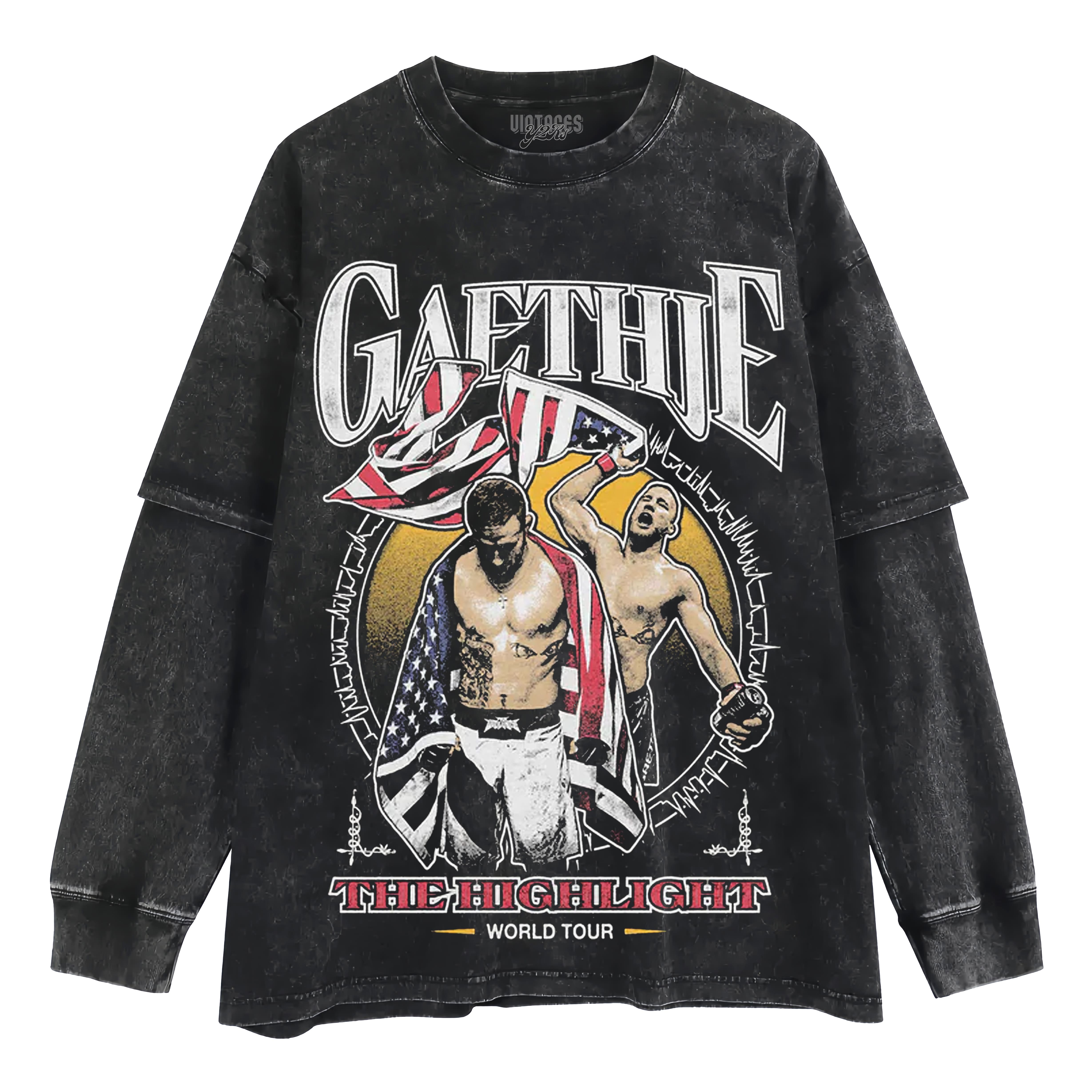 JUSTIN GAETHJE - GAETHJE WORLD TOUR LAYERED LONG SLEEVE