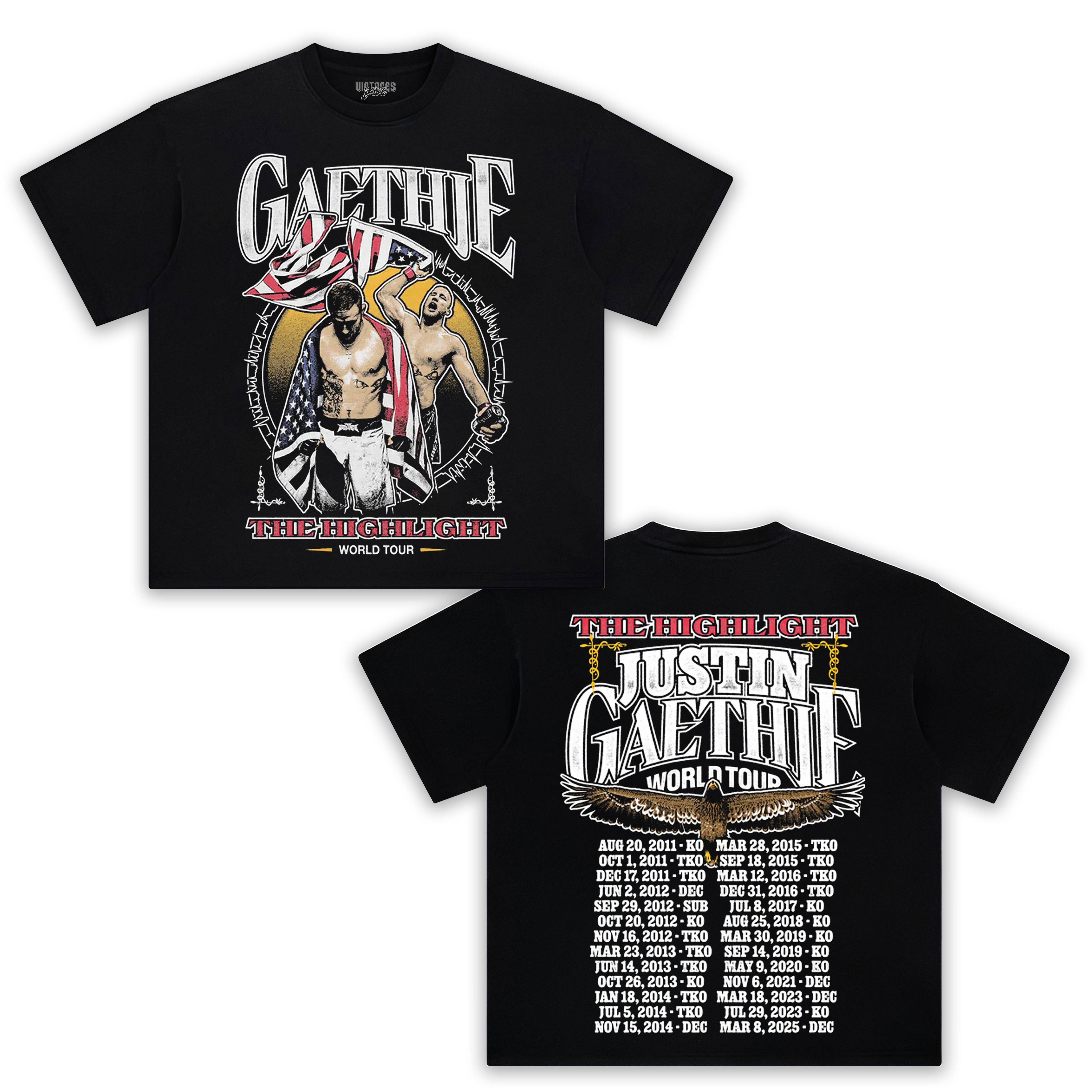 JUSTIN GAETHJE - GAETHJE WORLD TOUR TEE