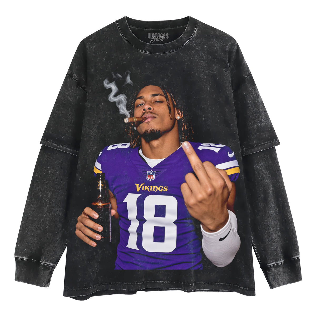 JUSTIN JEFFERSON FLIPPING IT TANK TOP & TEE & LONG SLEEVE & LAYERED LS & HOODIE