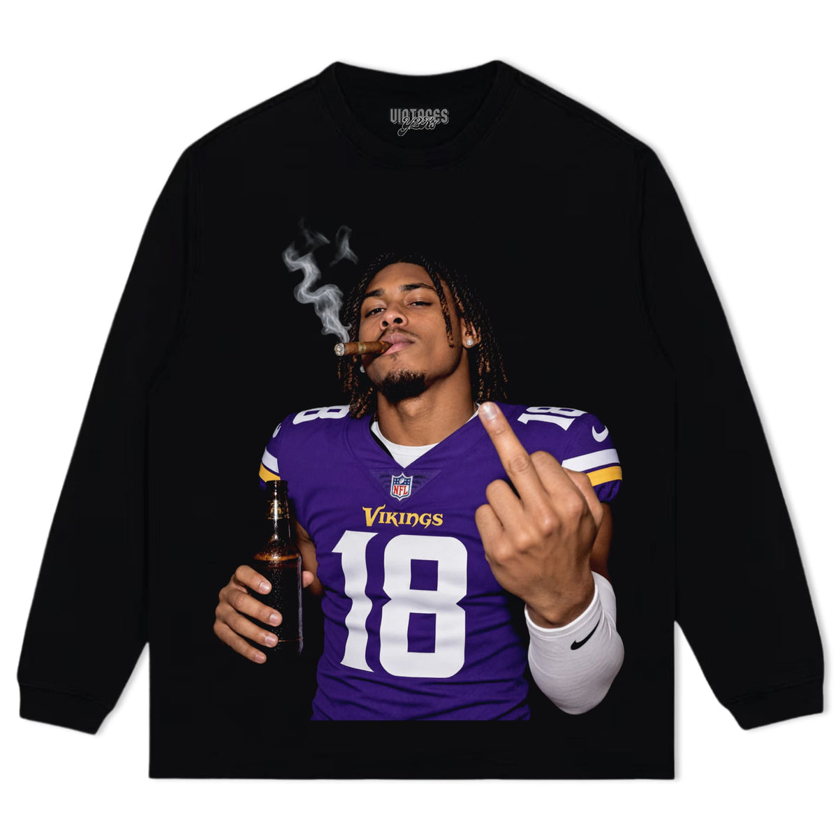 JUSTIN JEFFERSON FLIPPING IT TANK TOP & TEE & LONG SLEEVE & LAYERED LS & HOODIE