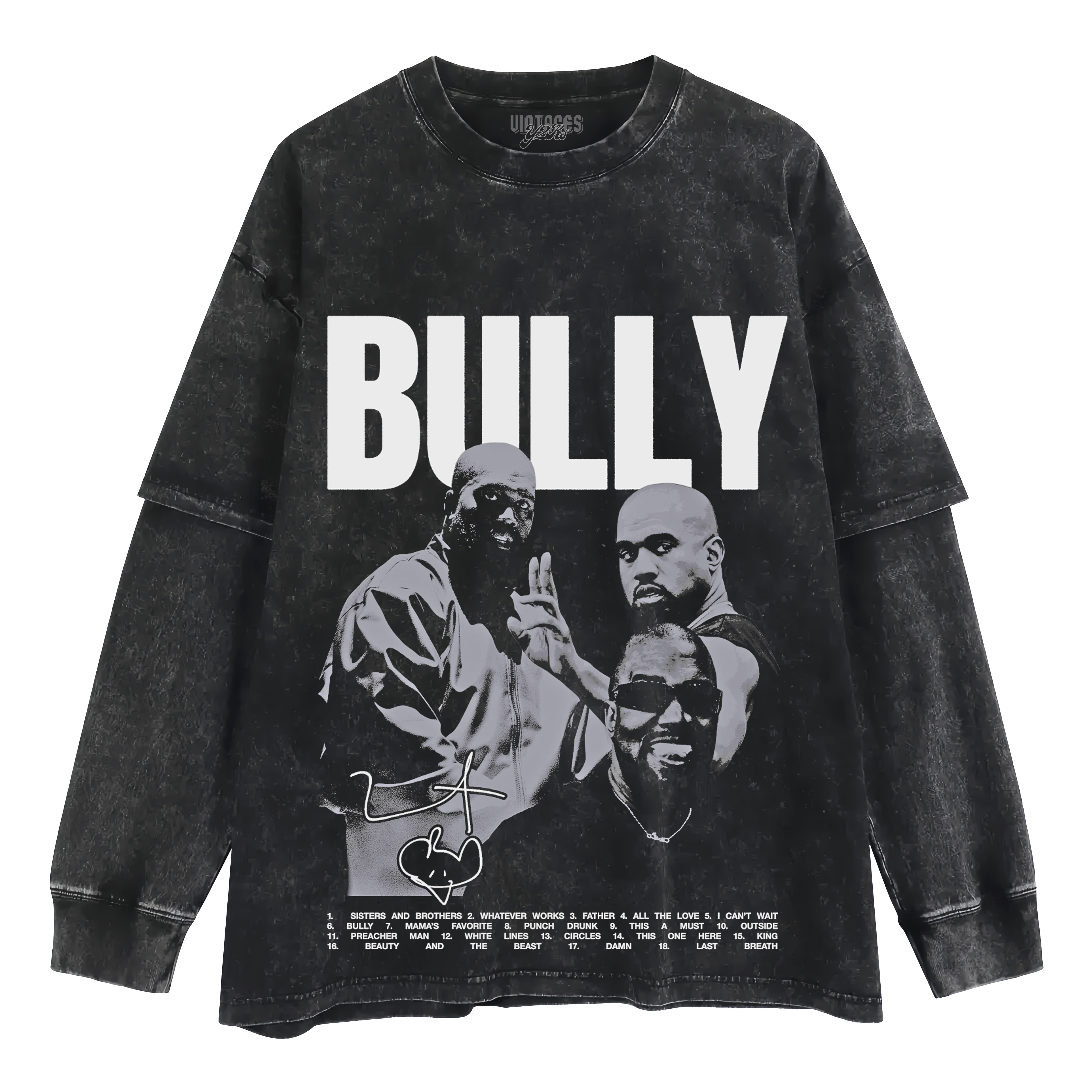KANYE BULLY ALBUM TANK TOP & TEE & LONG SLEEVE & LAYERED LS & HOODIE