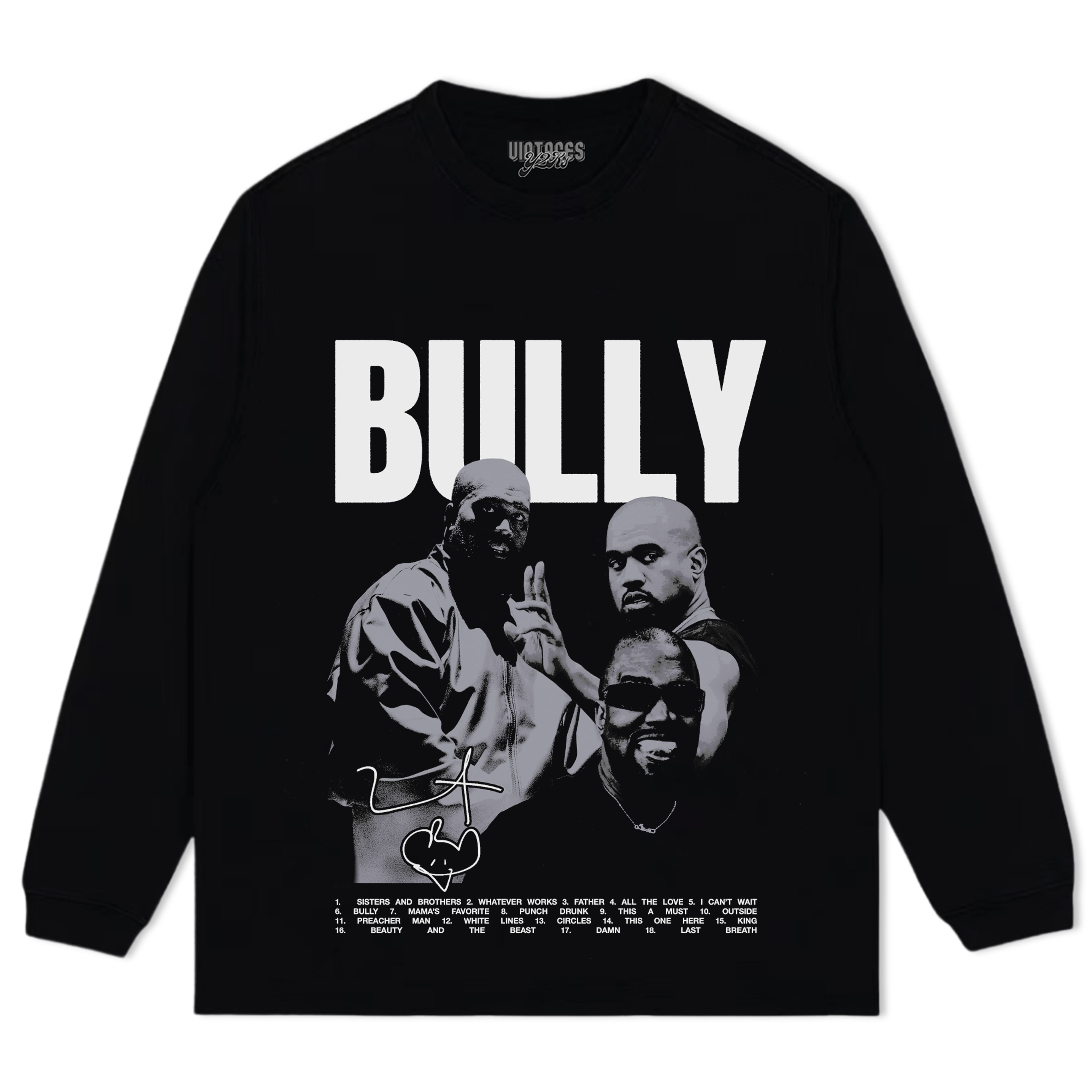 KANYE BULLY ALBUM TANK TOP & TEE & LONG SLEEVE & LAYERED LS & HOODIE