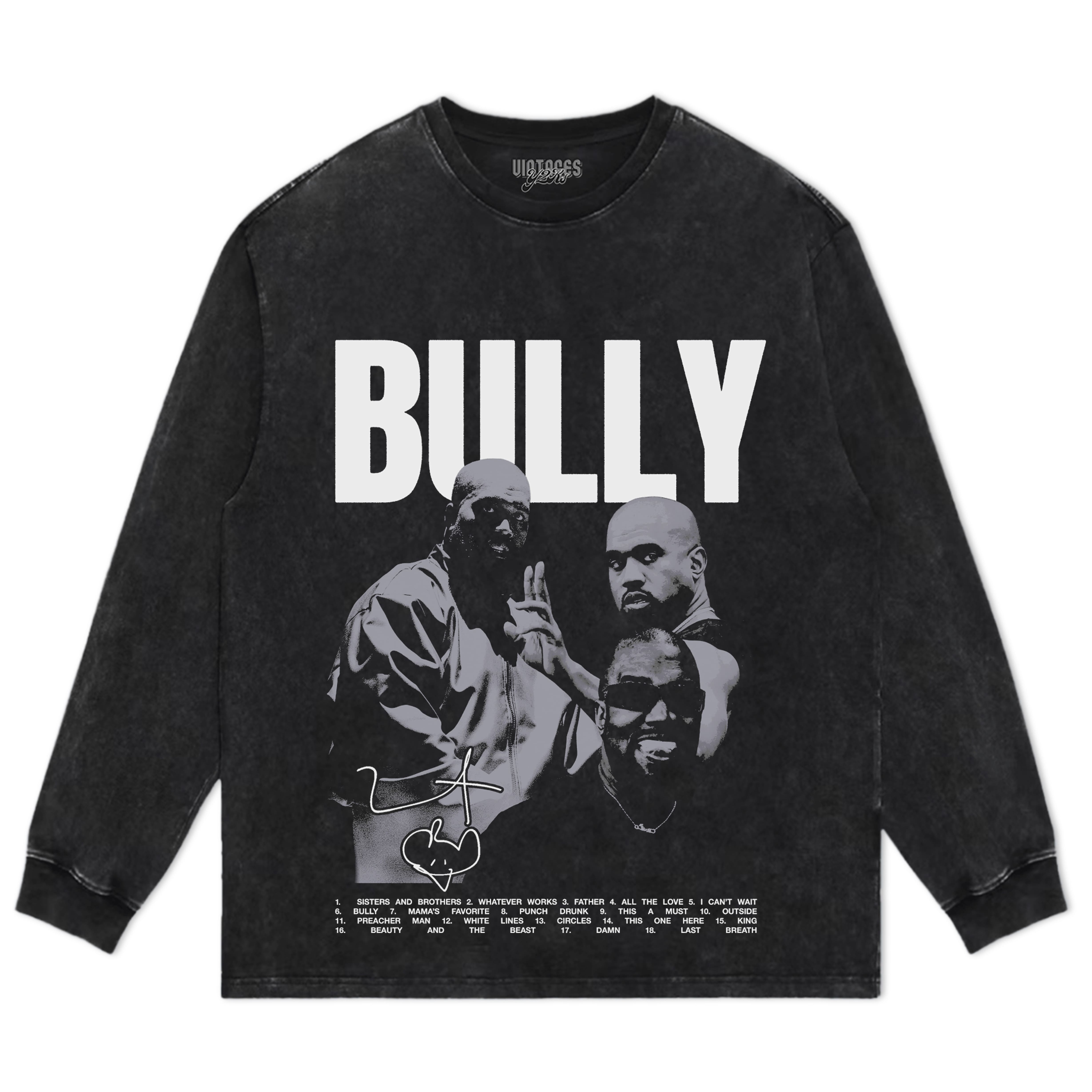 KANYE BULLY ALBUM TANK TOP & TEE & LONG SLEEVE & LAYERED LS & HOODIE