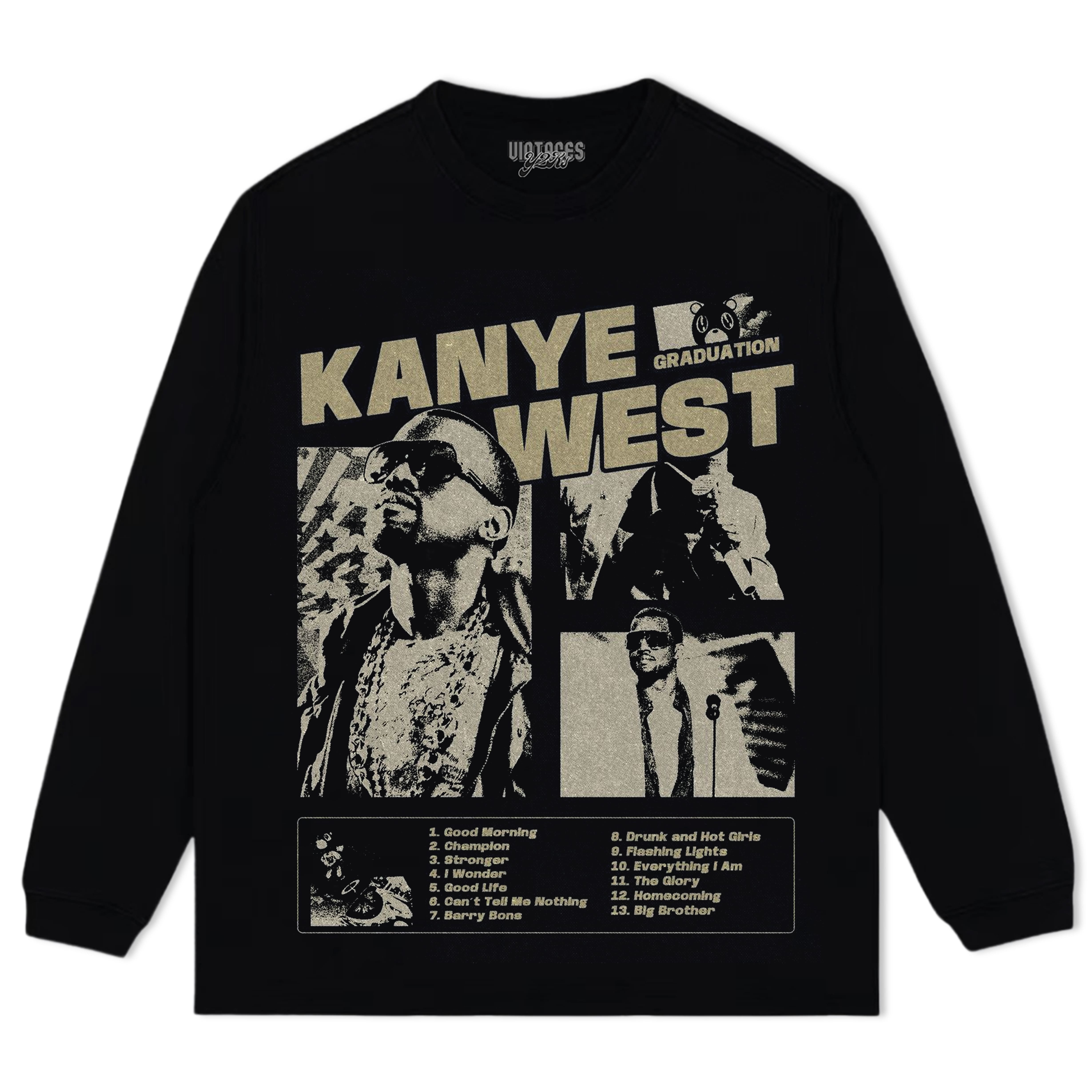 KANYE WEST - GRADUATION TEE & LS & HOODIE