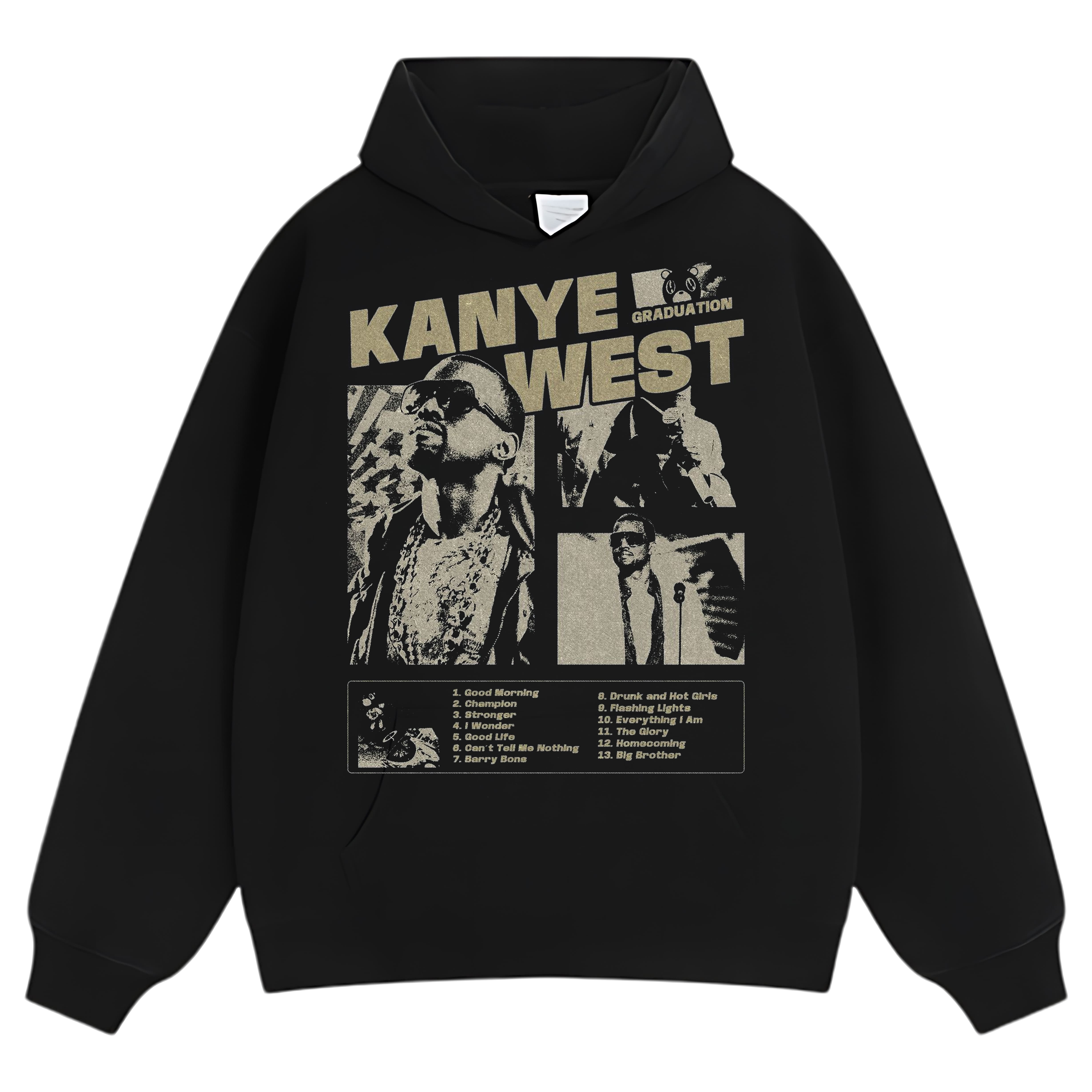 KANYE WEST - GRADUATION TEE & LS & HOODIE