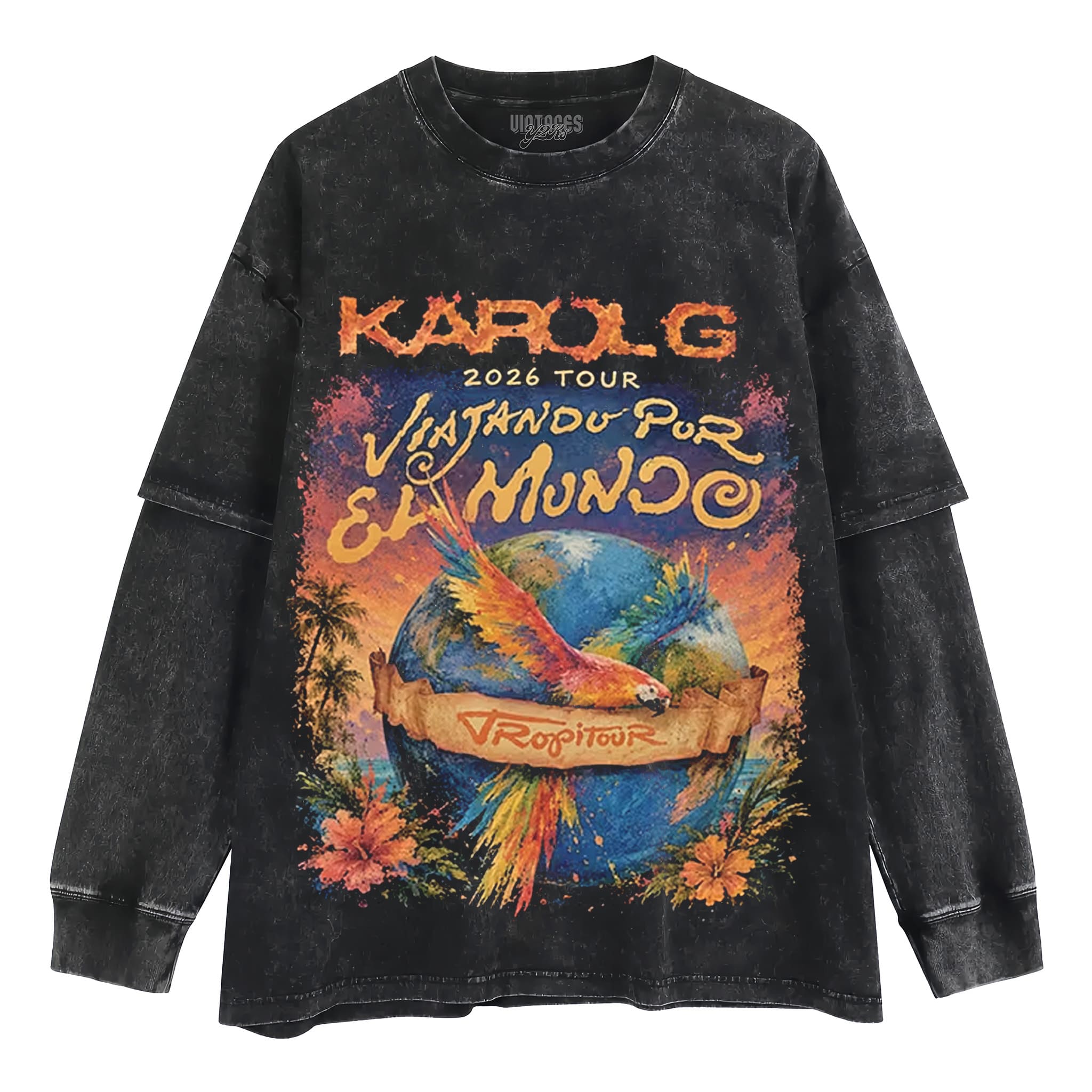 KAROL G 2026 TOUR TANK TOP & TEE & LONG SLEEVE & LAYERED LS & HOODIE