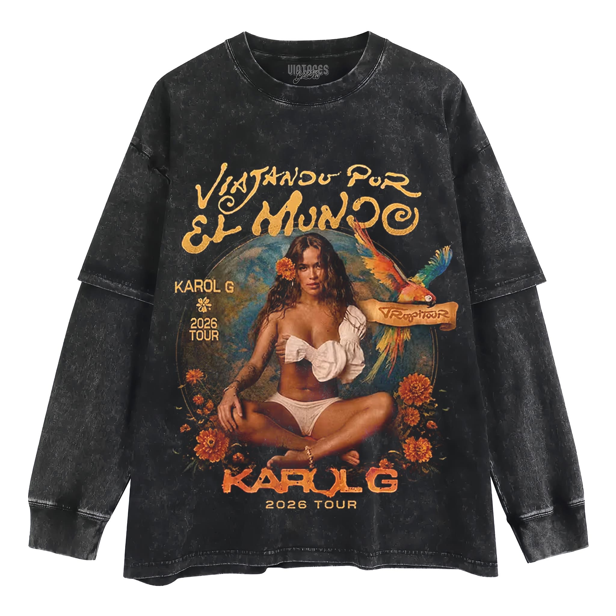KAROL G 2026 TOUR V3 TANK TOP & TEE & LONG SLEEVE & LAYERED LS & HOODIE