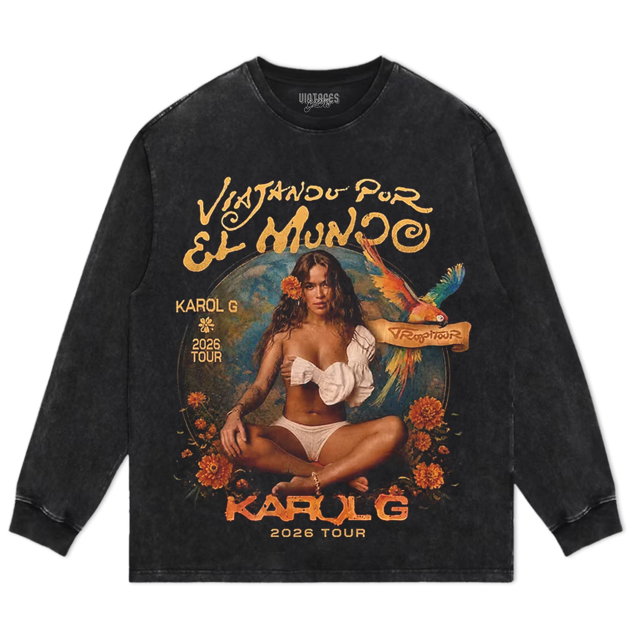 KAROL G 2026 TOUR V3 TANK TOP & TEE & LONG SLEEVE & LAYERED LS & HOODIE